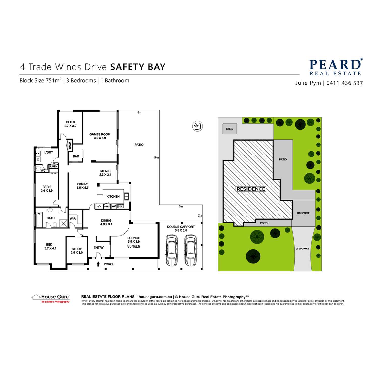 Floorplan of Homely house listing, 4 Trade Winds Drive, Safety Bay WA 6169