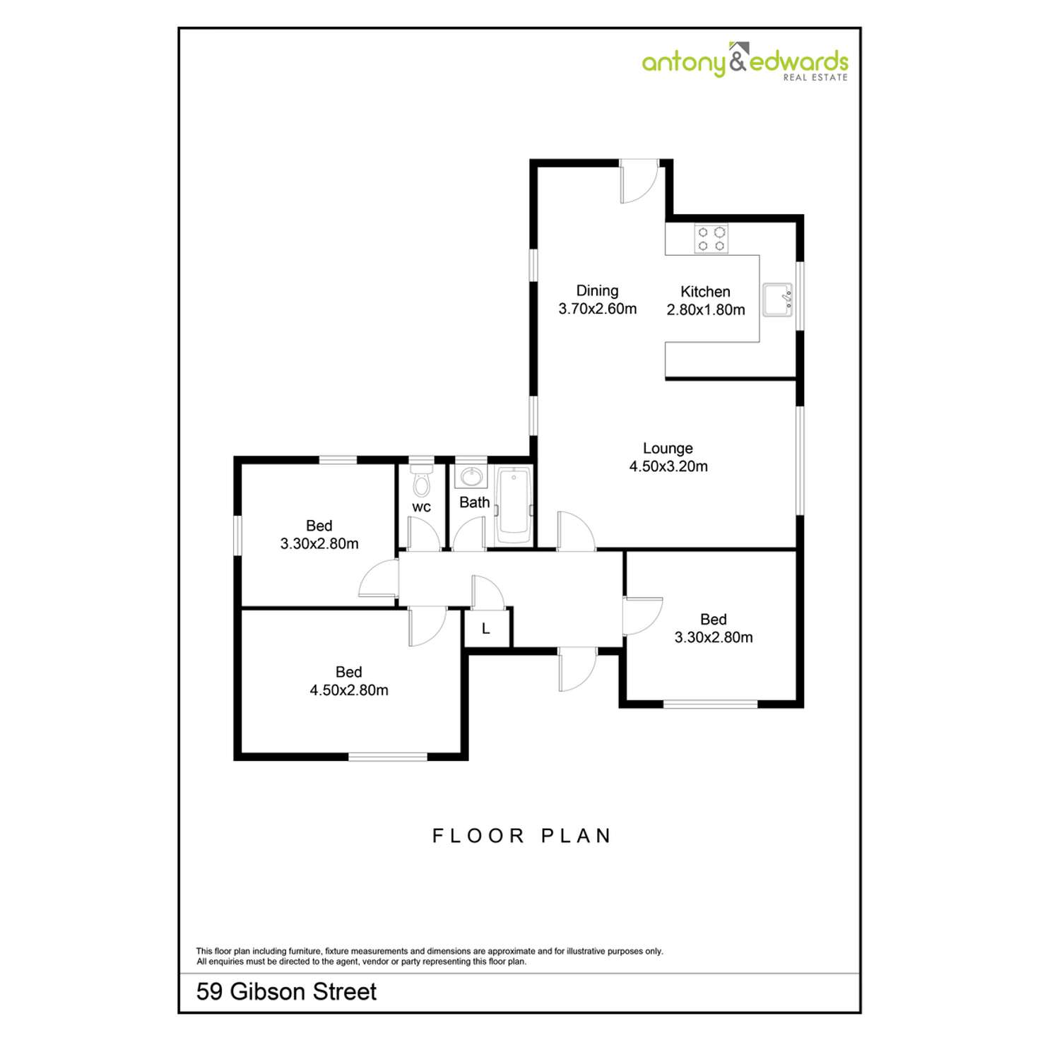 Floorplan of Homely house listing, 59 Gibson Street, Goulburn NSW 2580