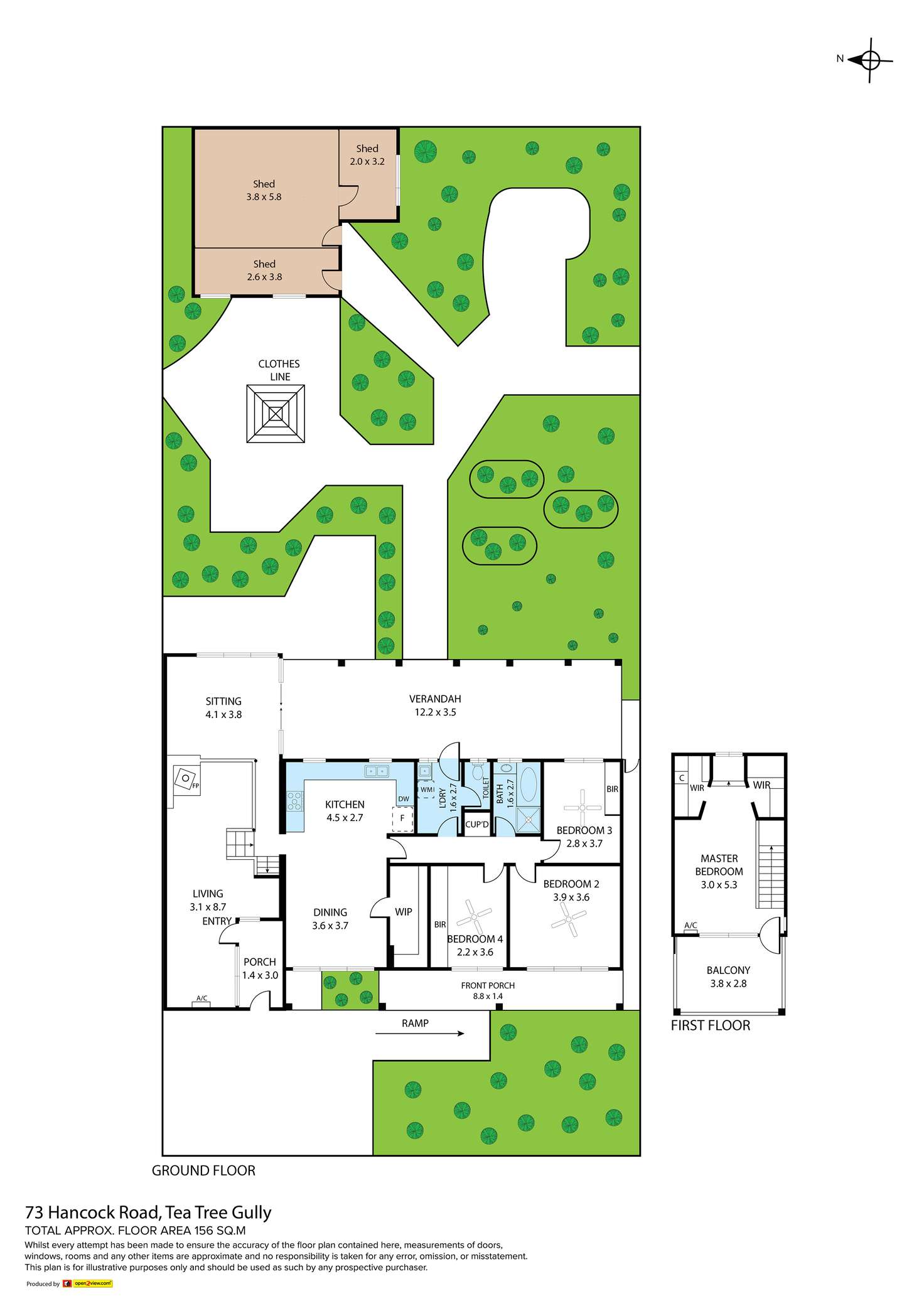 Floorplan of Homely house listing, 73 Hancock Road, Tea Tree Gully SA 5091