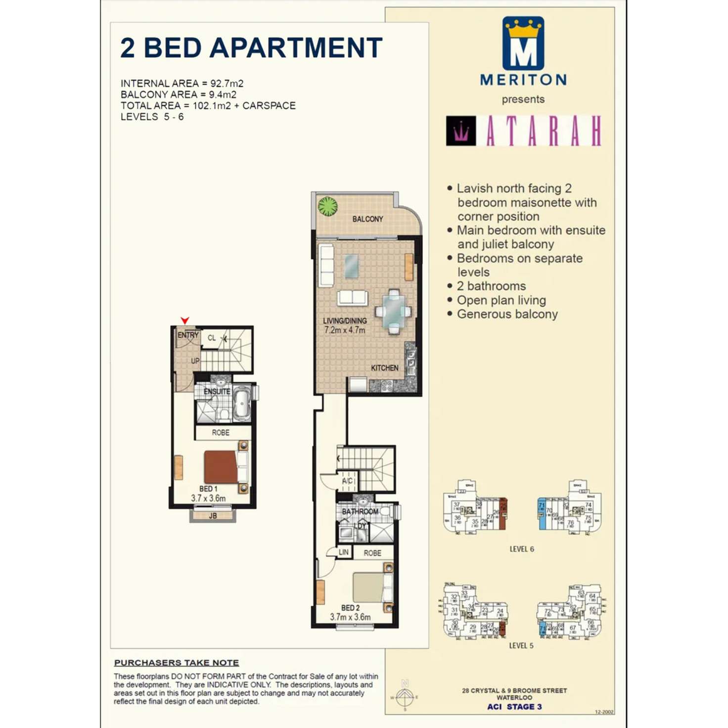 Floorplan of Homely apartment listing, 25/28 Crystal Street, Waterloo NSW 2017