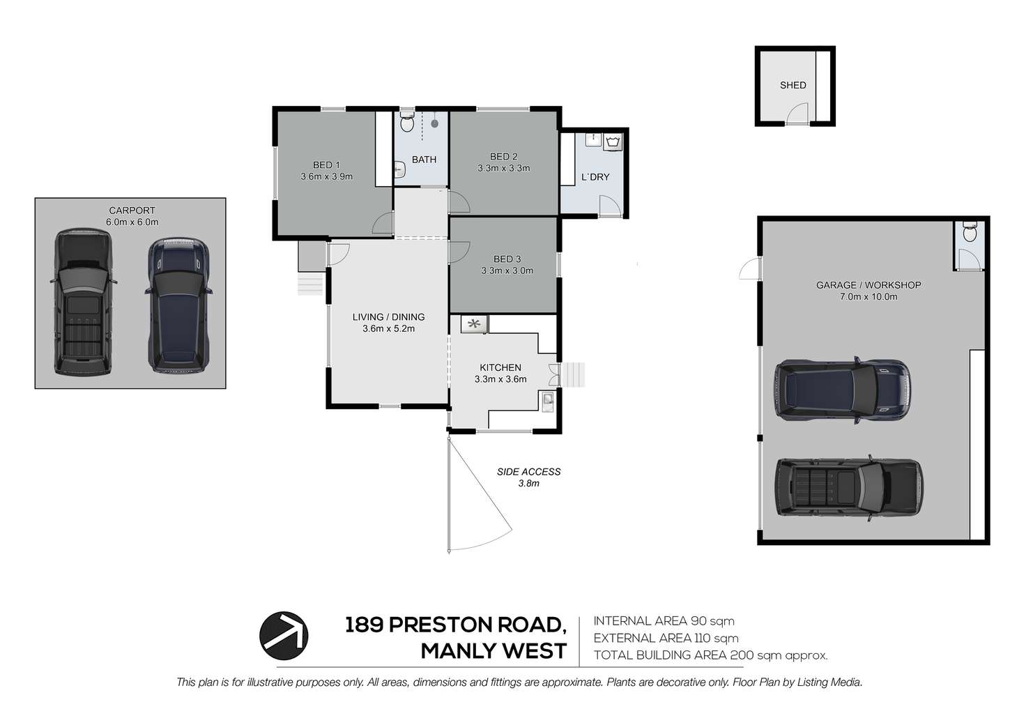 Floorplan of Homely house listing, 189 Preston Road, Manly West QLD 4179