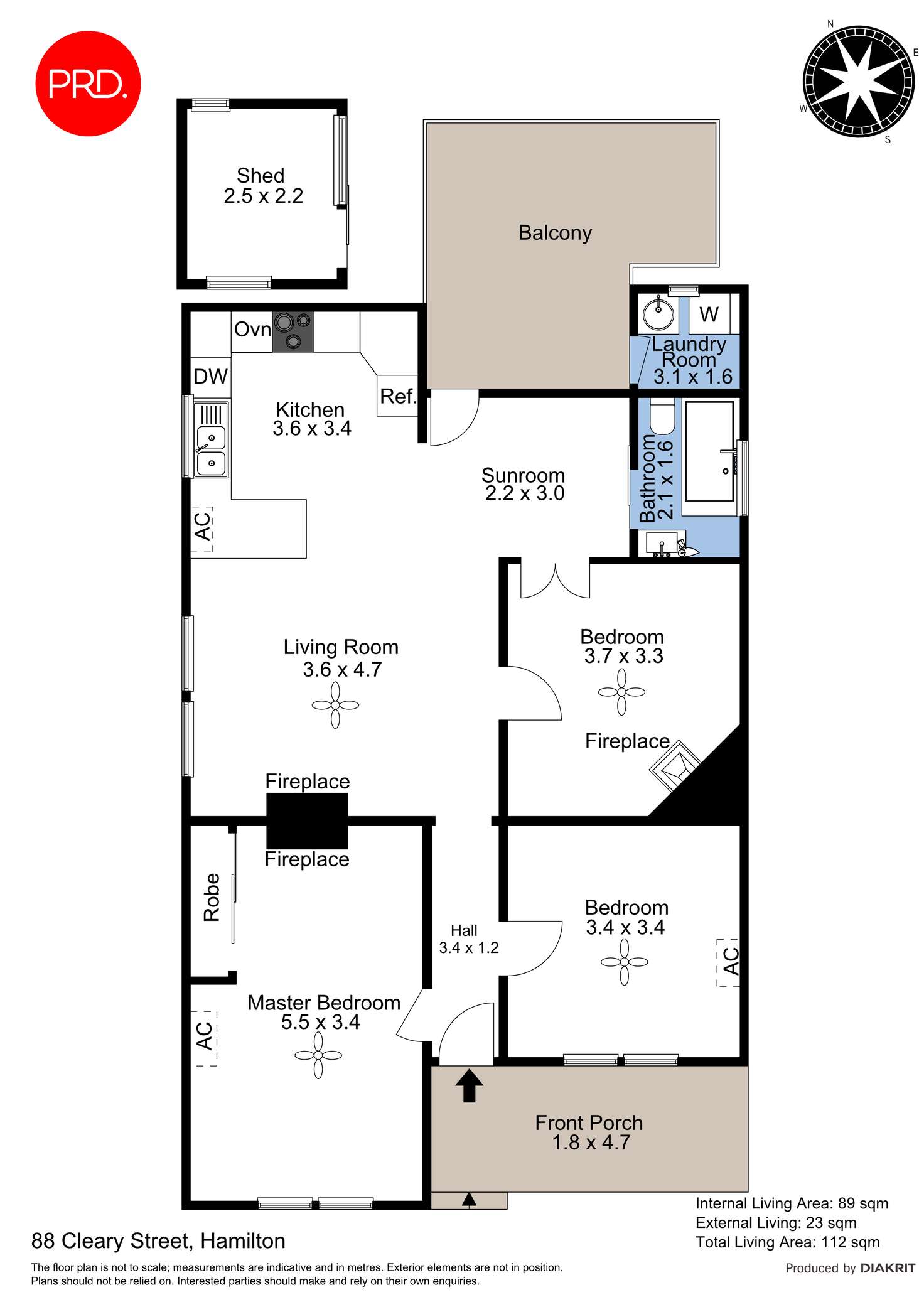 Floorplan of Homely house listing, 88 Cleary Street, Hamilton NSW 2303