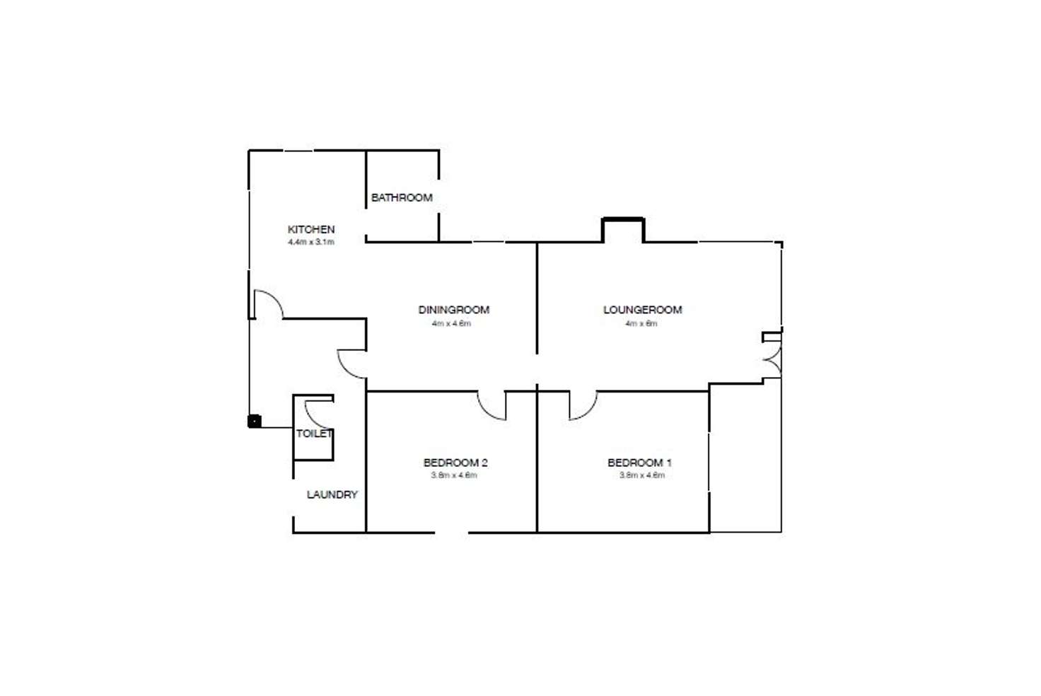 Floorplan of Homely house listing, 4 Russell Street, Emerald VIC 3782