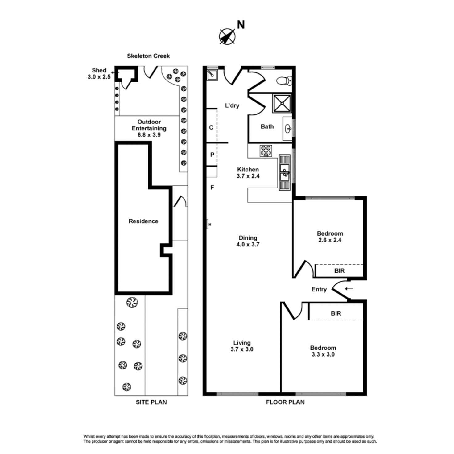 Floorplan of Homely house listing, 2/14 Shane Avenue, Seabrook VIC 3028