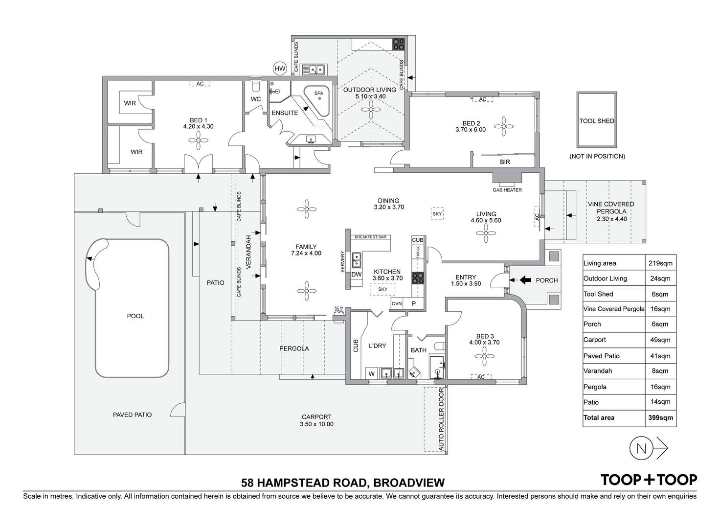 Floorplan of Homely house listing, 58 Hampstead Road, Broadview SA 5083