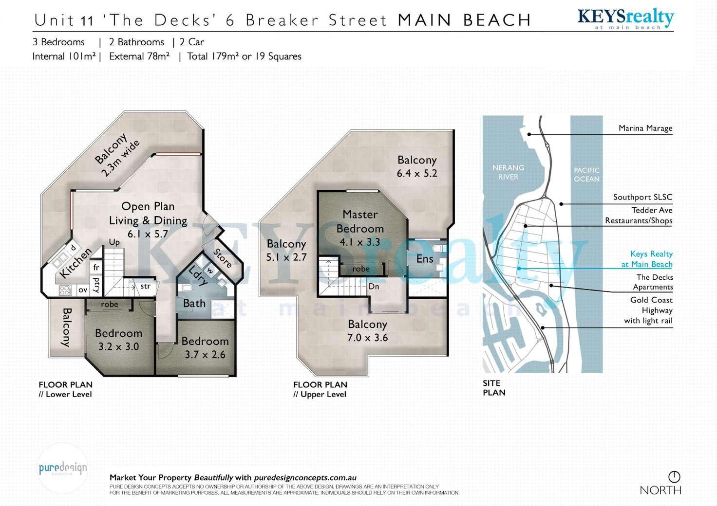 Floorplan of Homely apartment listing, 11/6 Breaker Street, Main Beach QLD 4217