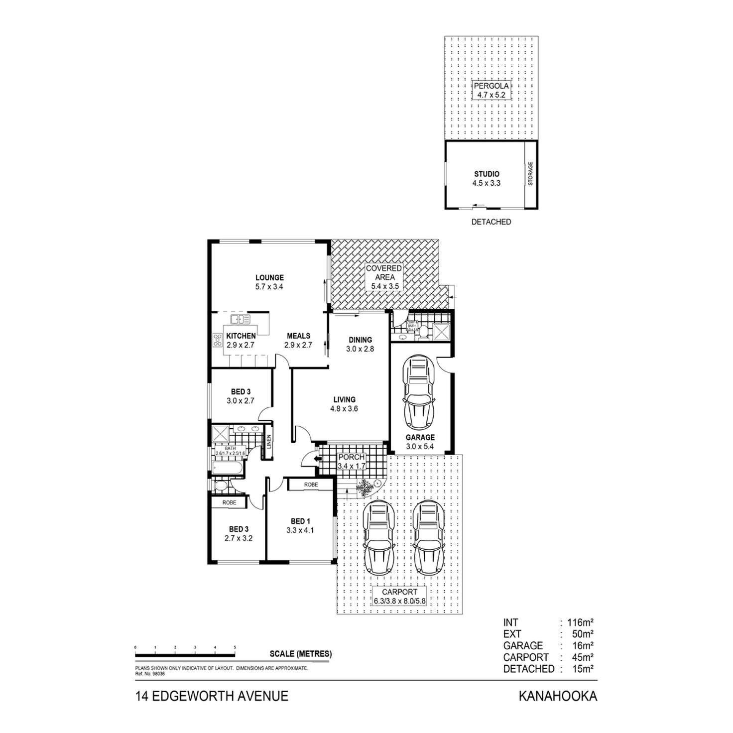 Floorplan of Homely house listing, 14 Edgeworth Avenue, Kanahooka NSW 2530