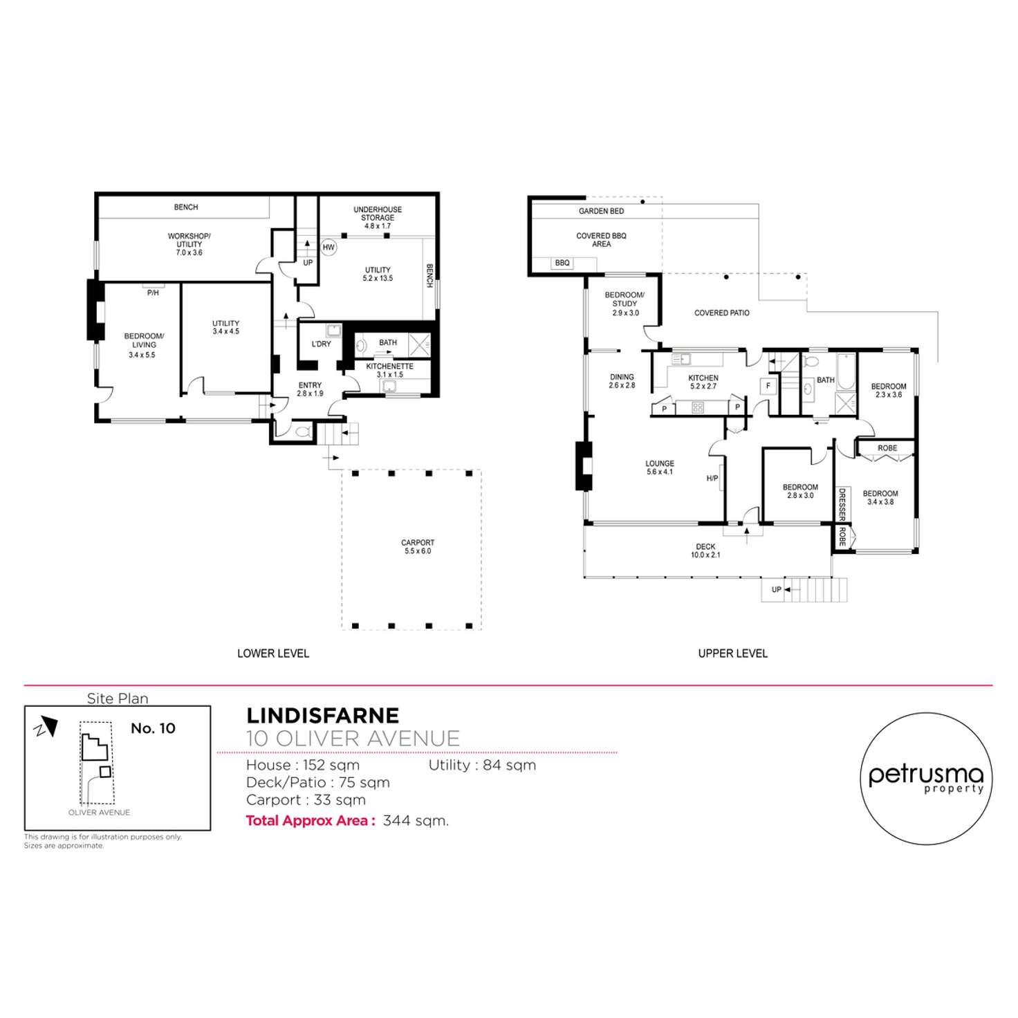 Floorplan of Homely house listing, 10 Oliver Avenue, Lindisfarne TAS 7015