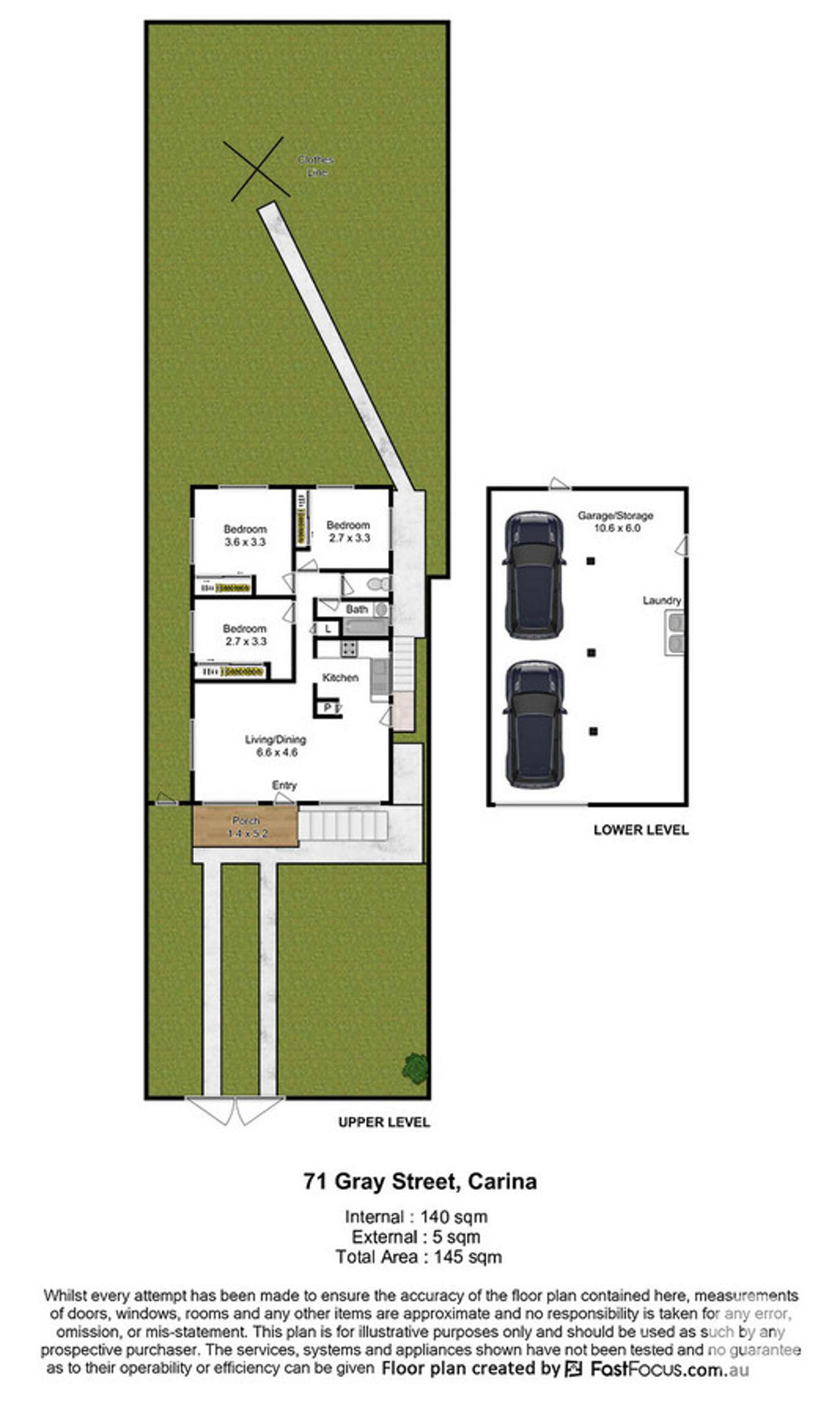 Floorplan of Homely house listing, 71 Gray Street, Carina QLD 4152