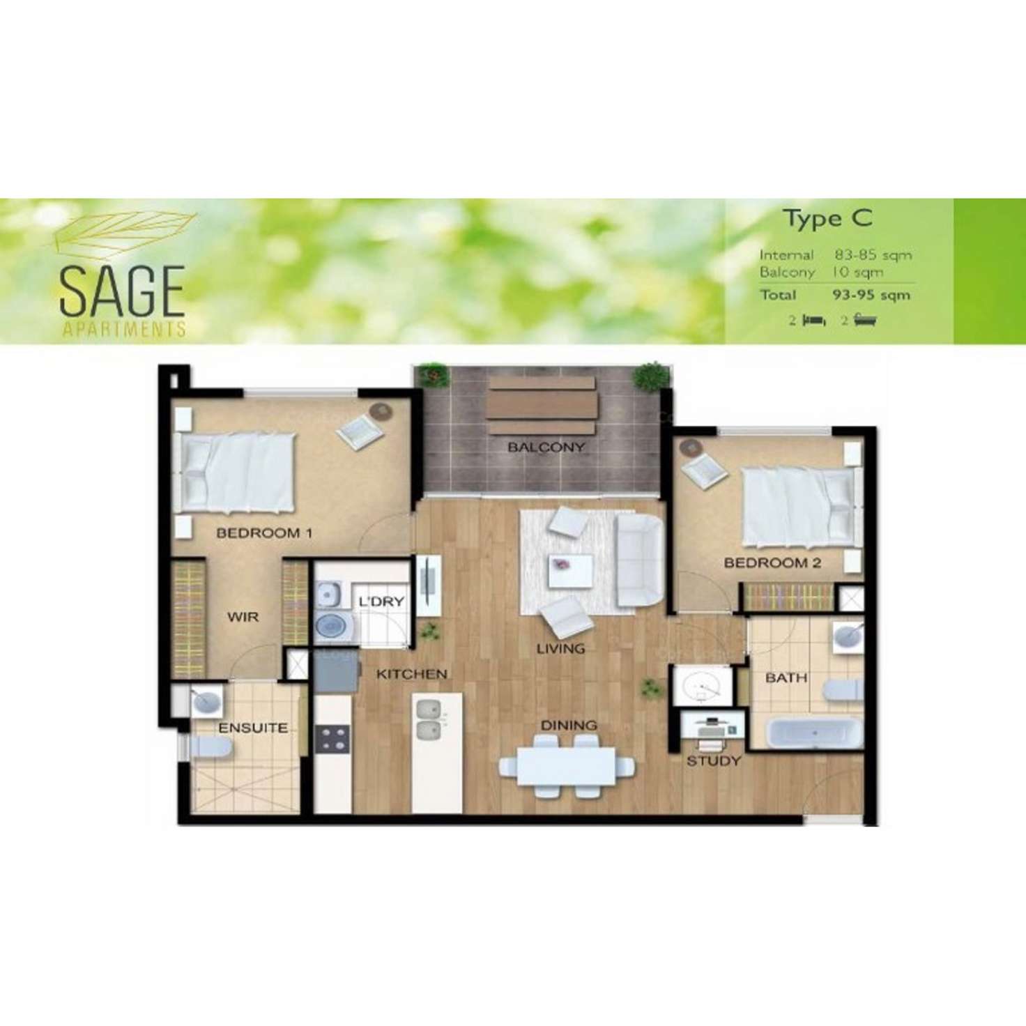 Floorplan of Homely apartment listing, 5207/31 Bourton Road, Merrimac QLD 4226