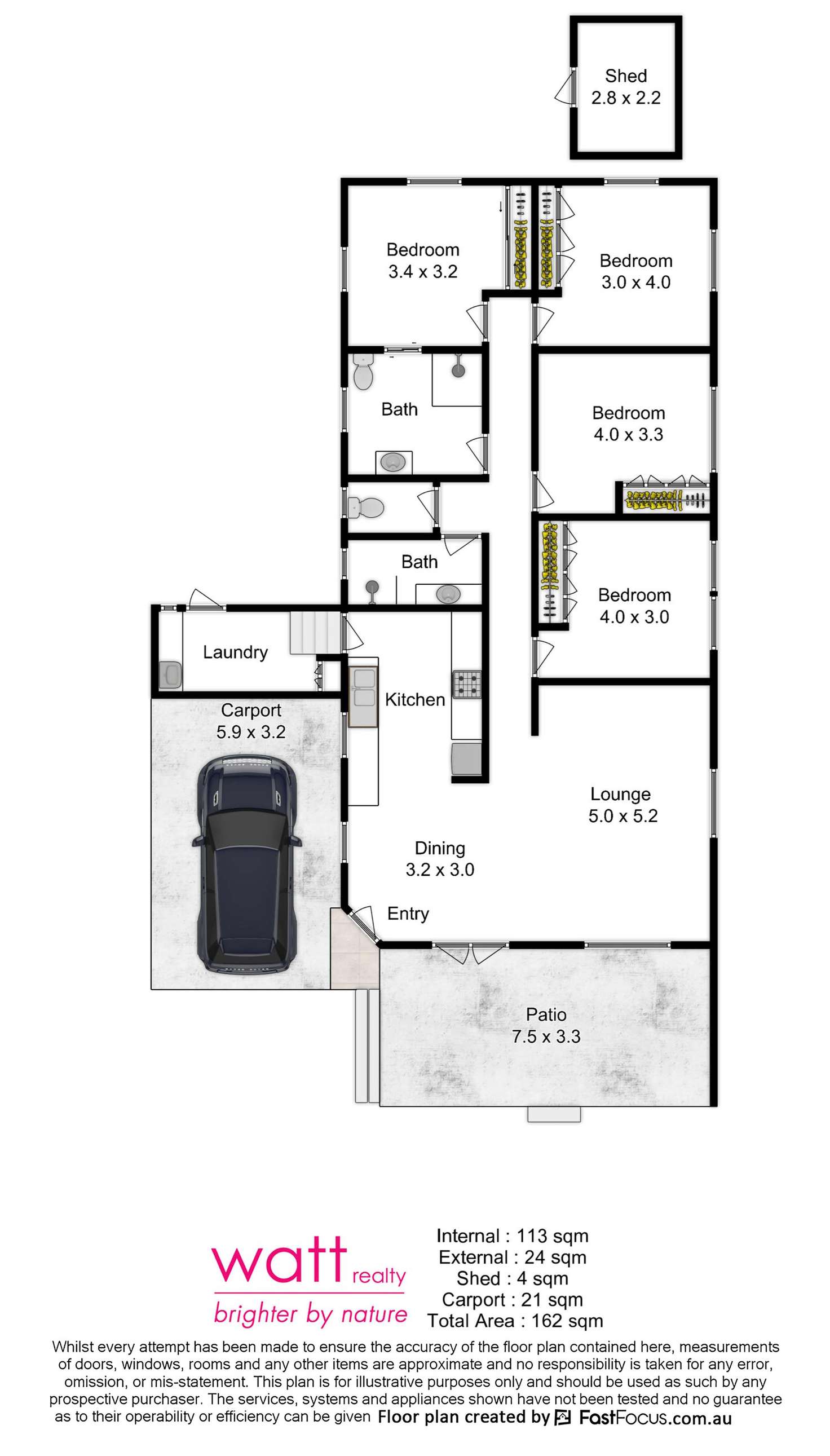 Floorplan of Homely house listing, 32 Lucan Avenue, Aspley QLD 4034