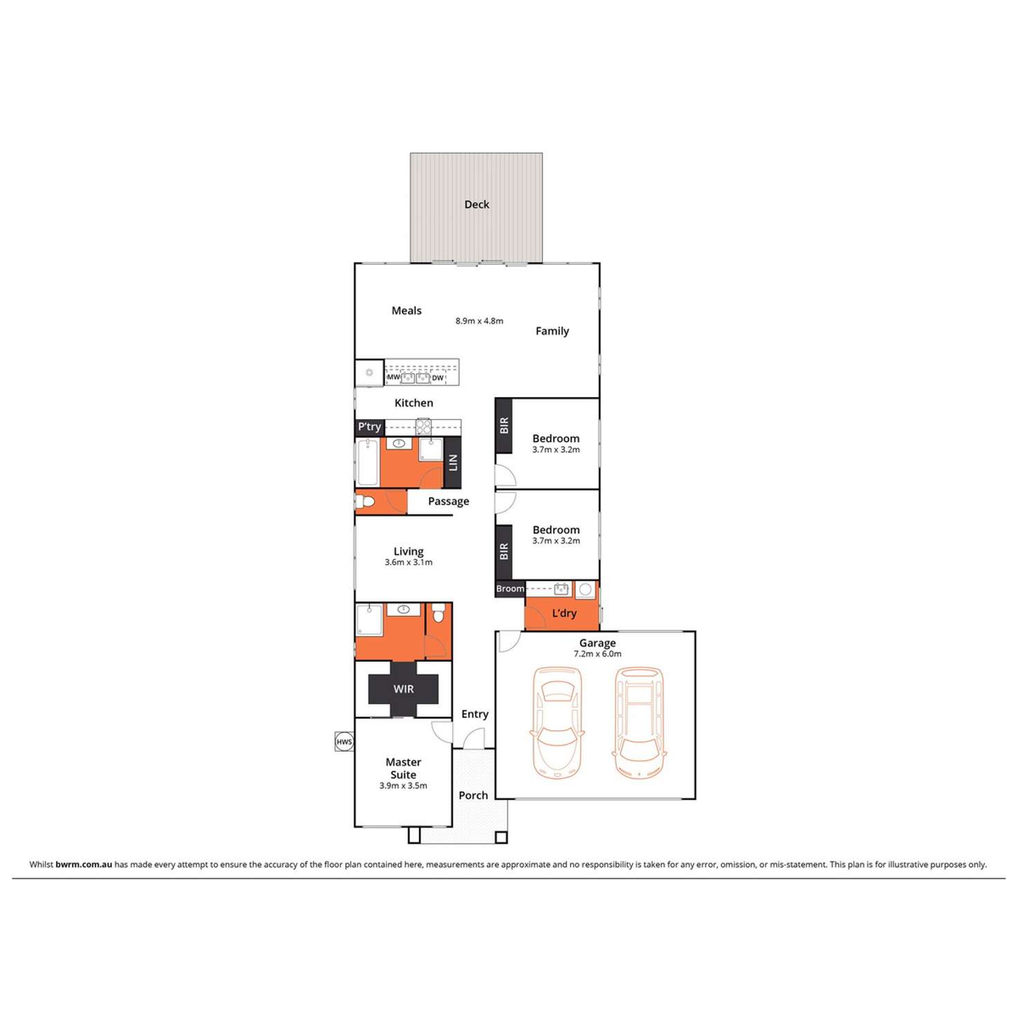 Floorplan of Homely house listing, 105 Coastside Drive, Armstrong Creek VIC 3217