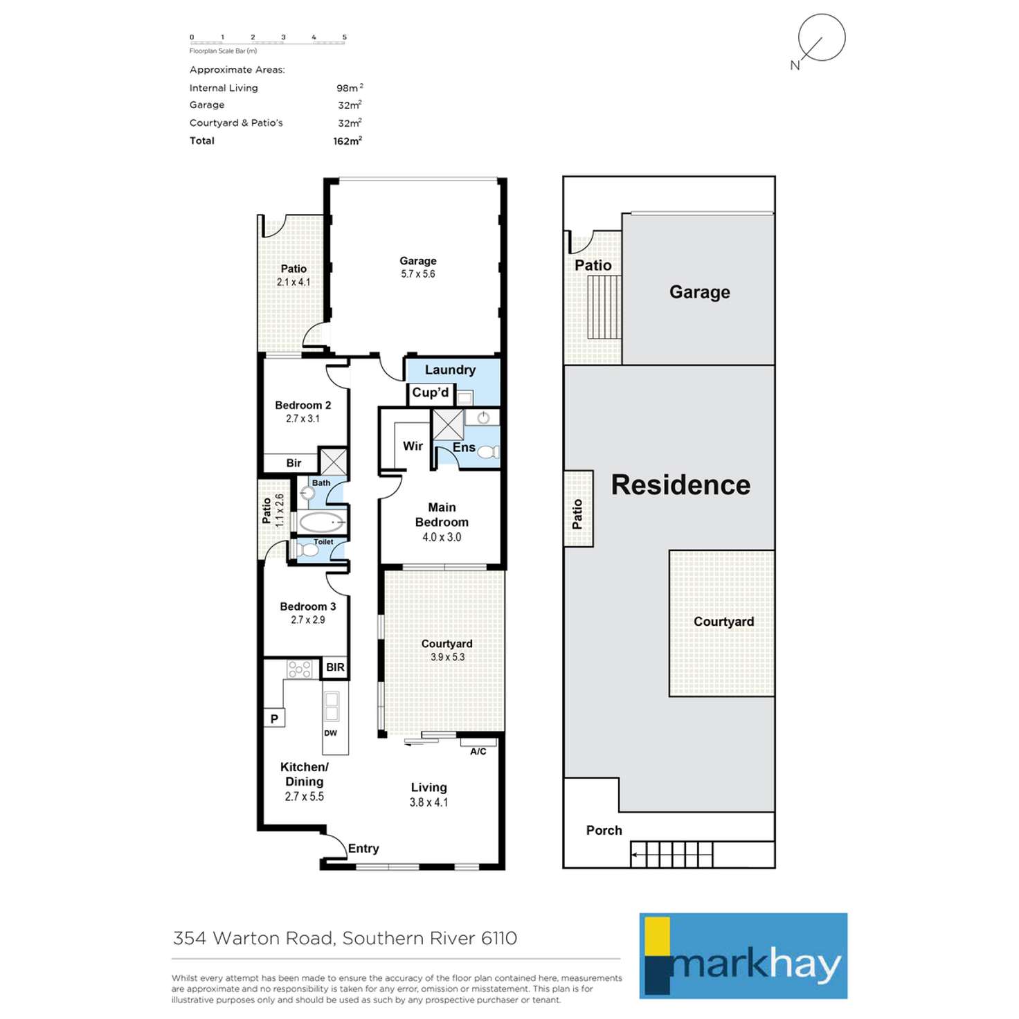 Floorplan of Homely house listing, 354 Warton Road, Southern River WA 6110