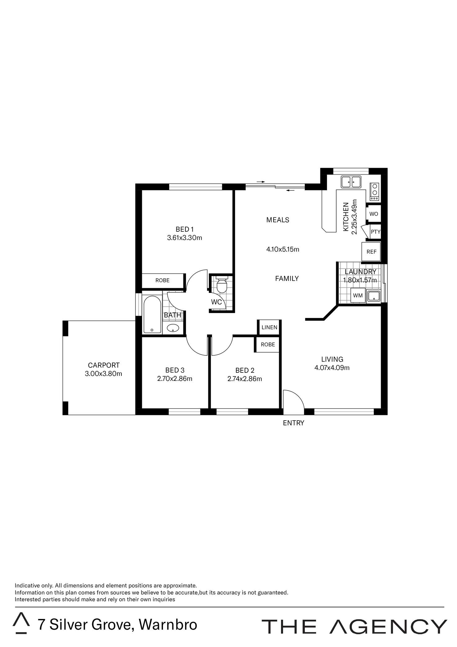 Floorplan of Homely house listing, 7 Silver Grove, Warnbro WA 6169