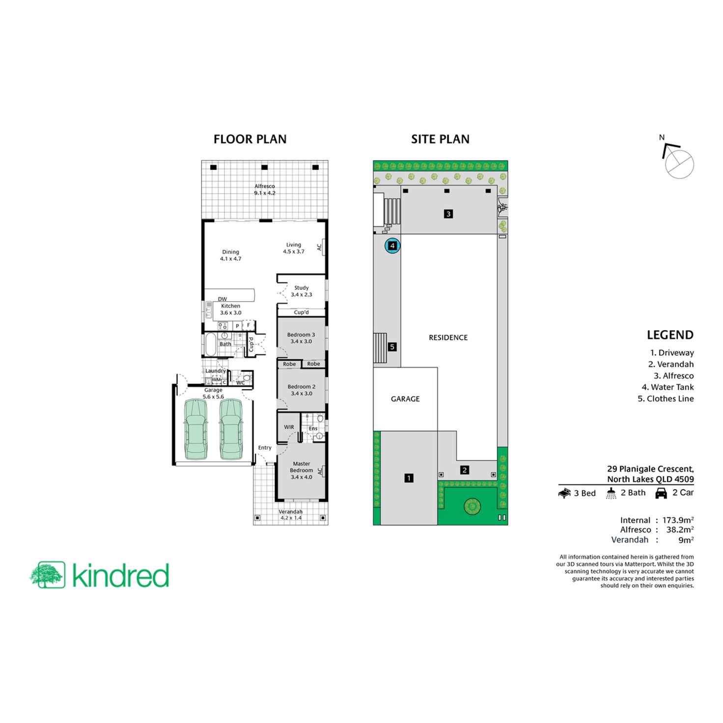 Floorplan of Homely house listing, 29 Planigale Crescent, North Lakes QLD 4509