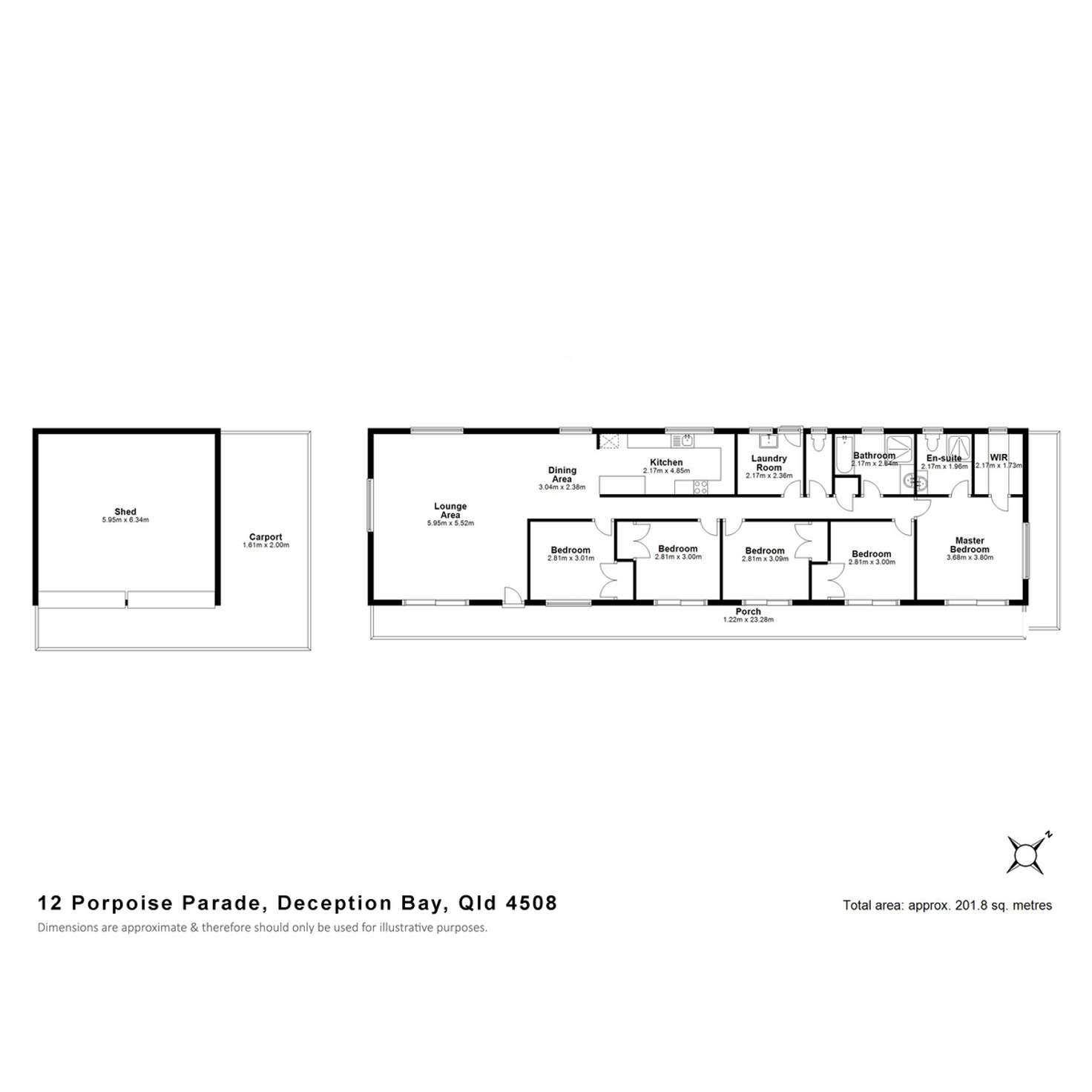 Floorplan of Homely house listing, 12 Porpoise Parade, Deception Bay QLD 4508