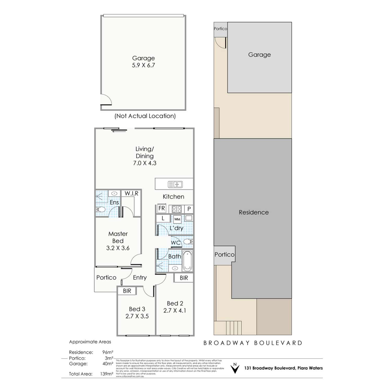 Floorplan of Homely house listing, 131 Broadway Boulevard, Piara Waters WA 6112