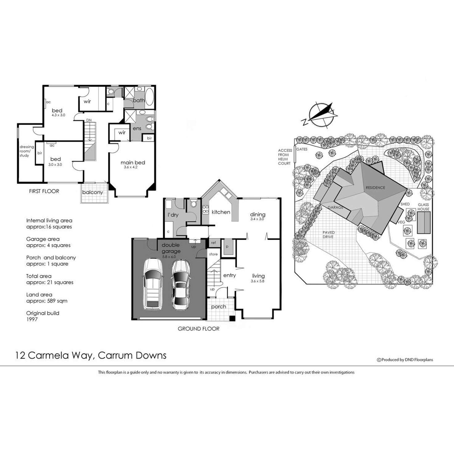 Floorplan of Homely house listing, 12 Carmela Way, Carrum Downs VIC 3201