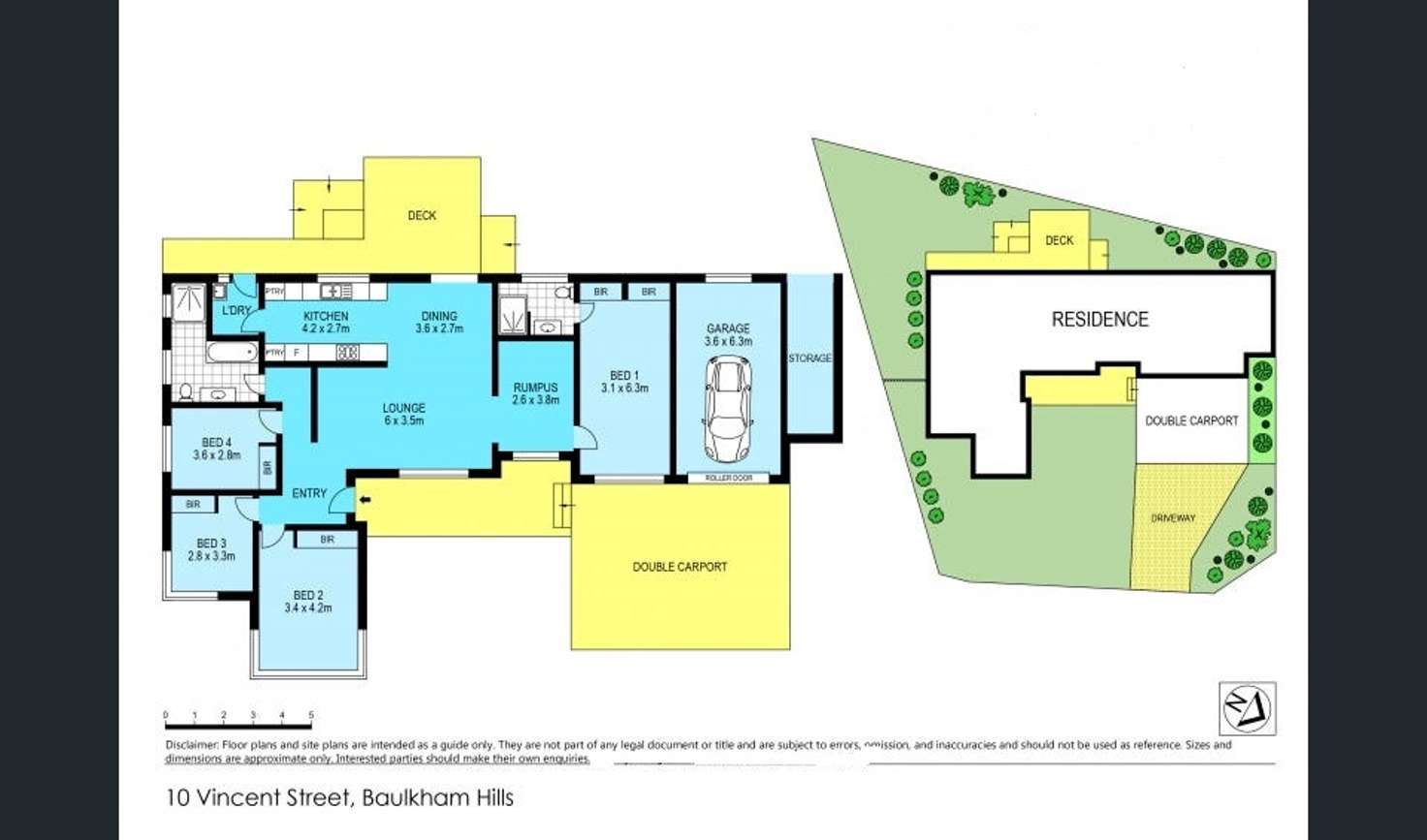 Floorplan of Homely house listing, 10 Vincent Street, Baulkham Hills NSW 2153