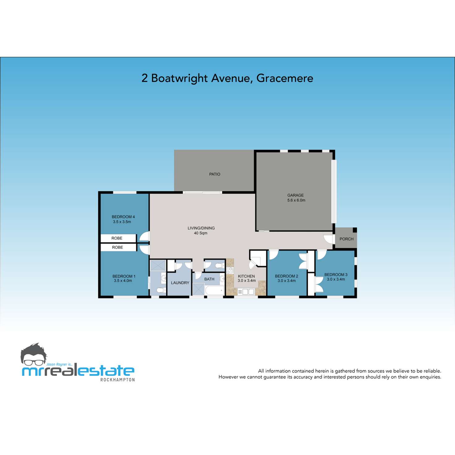 Floorplan of Homely house listing, 2 Boatwright Avenue, Gracemere QLD 4702