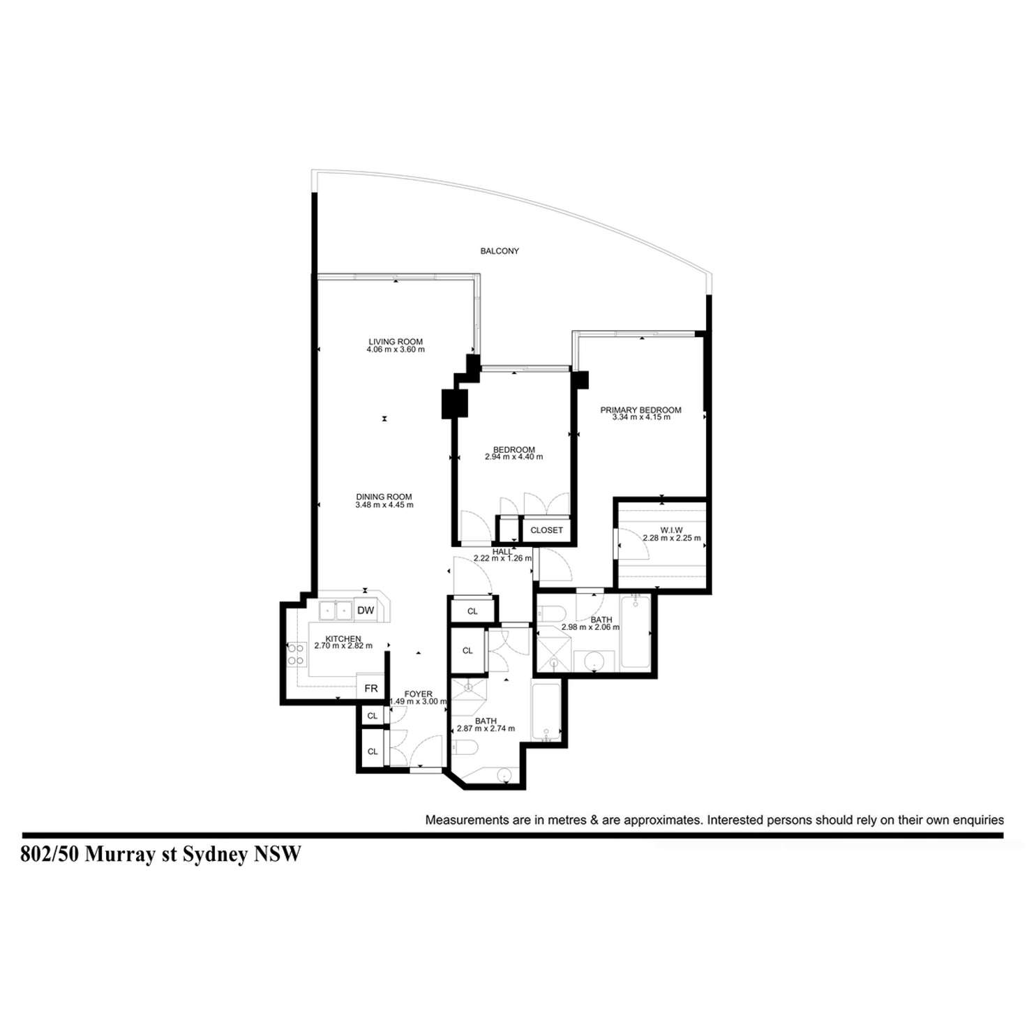 Floorplan of Homely apartment listing, 802/50 Murray Street, Pyrmont NSW 2009