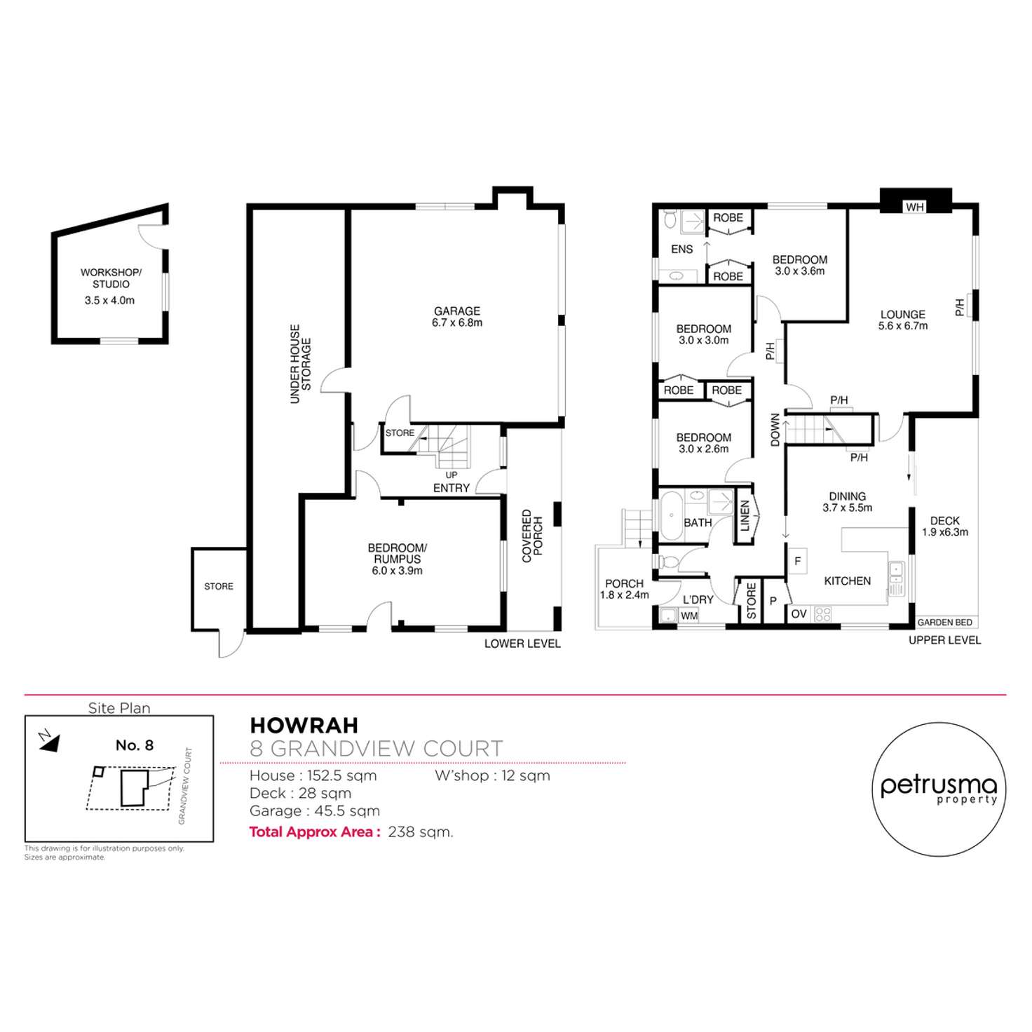 Floorplan of Homely house listing, 8 Grandview Court, Howrah TAS 7018