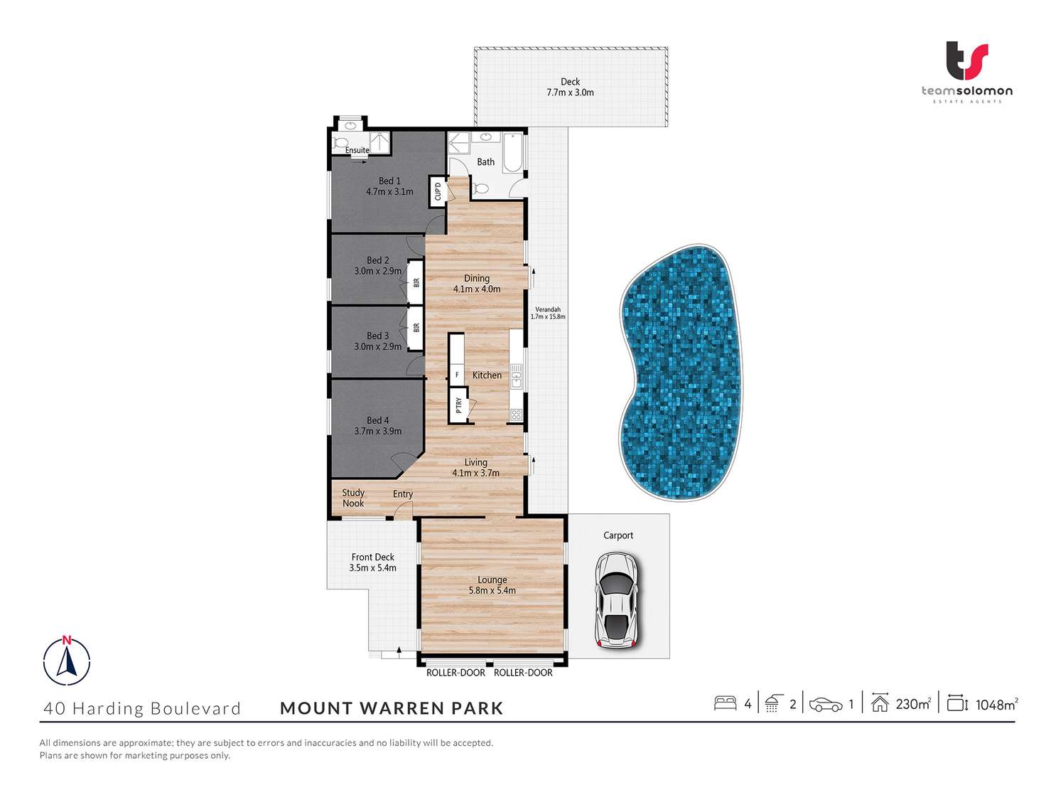 Floorplan of Homely house listing, 40 Harding Boulevard, Mount Warren Park QLD 4207