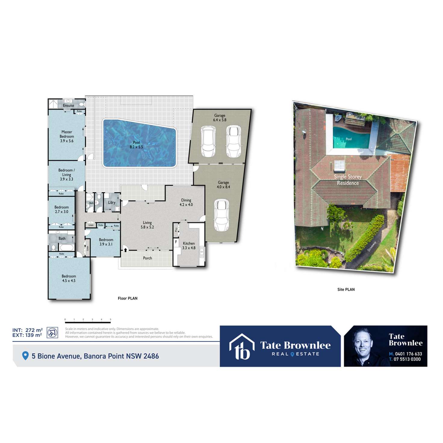 Floorplan of Homely house listing, 5 Bione Avenue, Banora Point NSW 2486