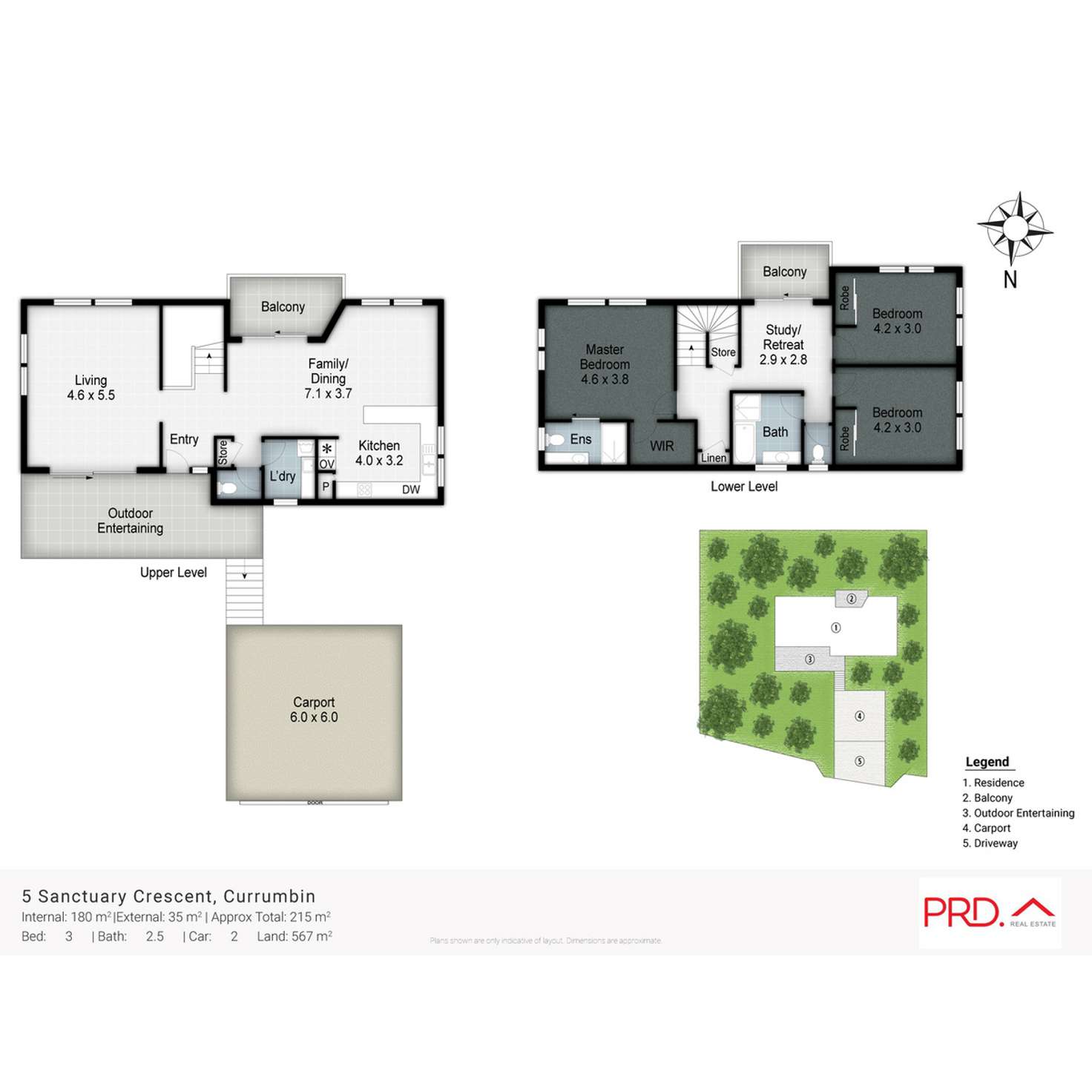 Floorplan of Homely house listing, 5 Sanctuary Crescent, Currumbin QLD 4223