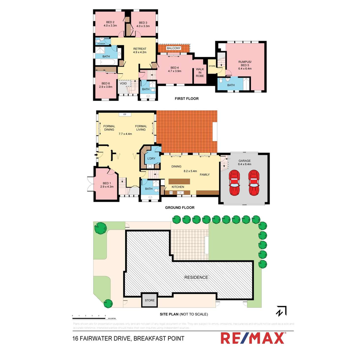 Floorplan of Homely house listing, 16 Fairwater Drive, Breakfast Point NSW 2137