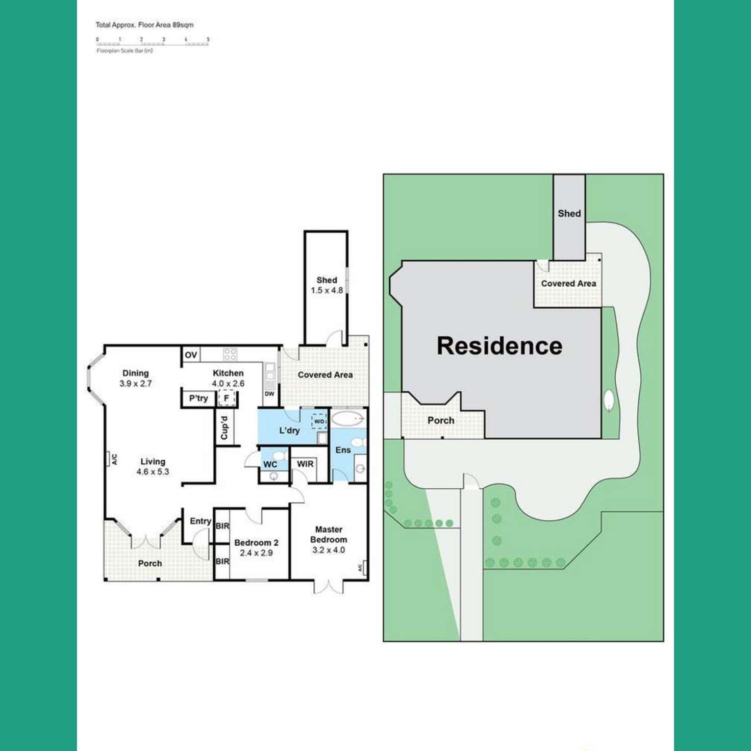 Floorplan of Homely unit listing, 6/95 Bay View Terrace, Claremont WA 6010