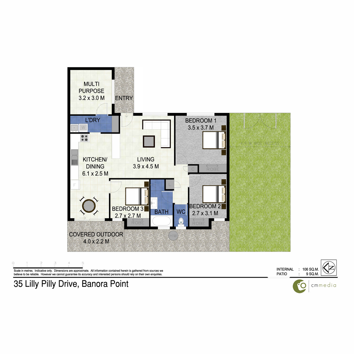 Floorplan of Homely villa listing, 35 Lilly Pilly Drive., Banora Point NSW 2486
