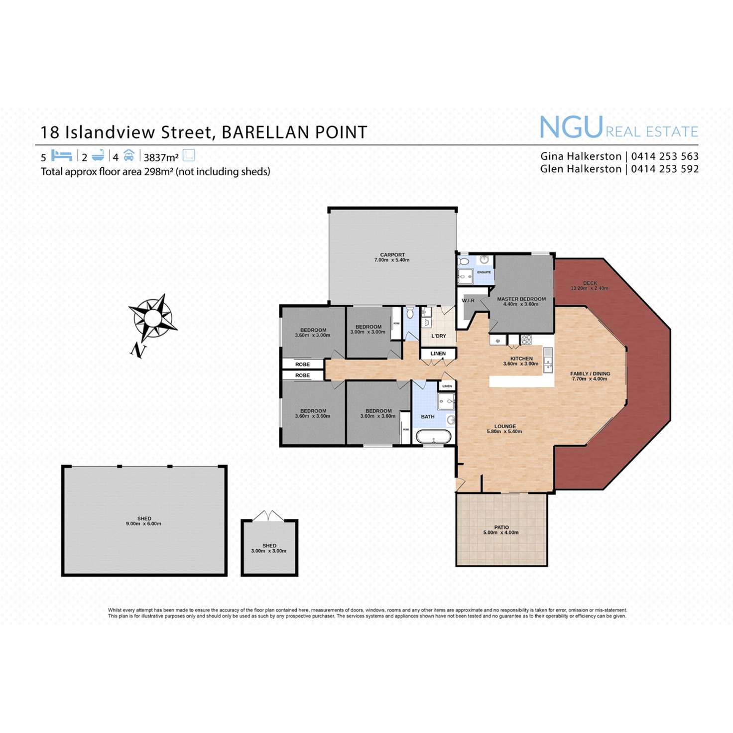 Floorplan of Homely house listing, 18 Islandview Street, Barellan Point QLD 4306