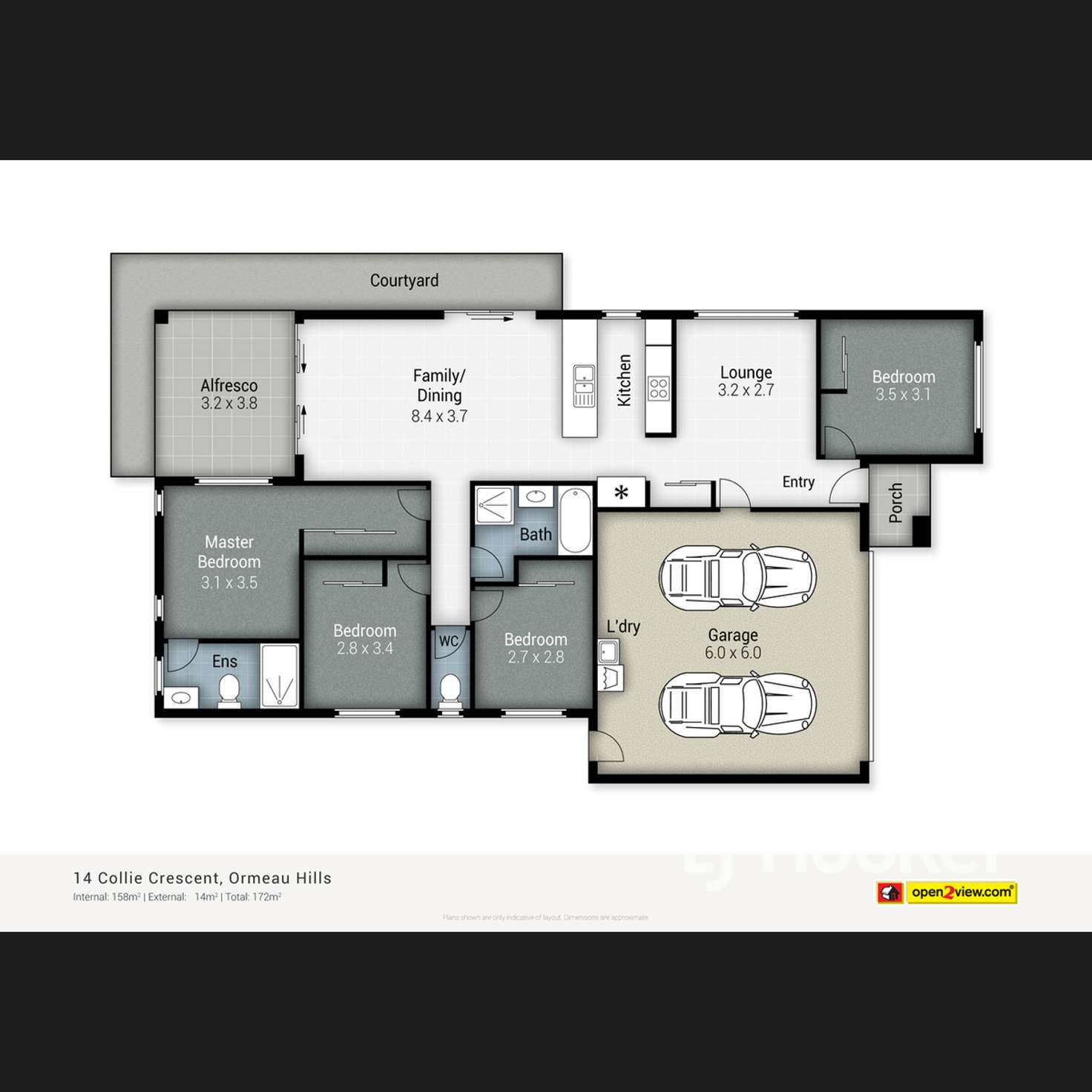 Floorplan of Homely house listing, 14 Collie Crescent, Ormeau Hills QLD 4208