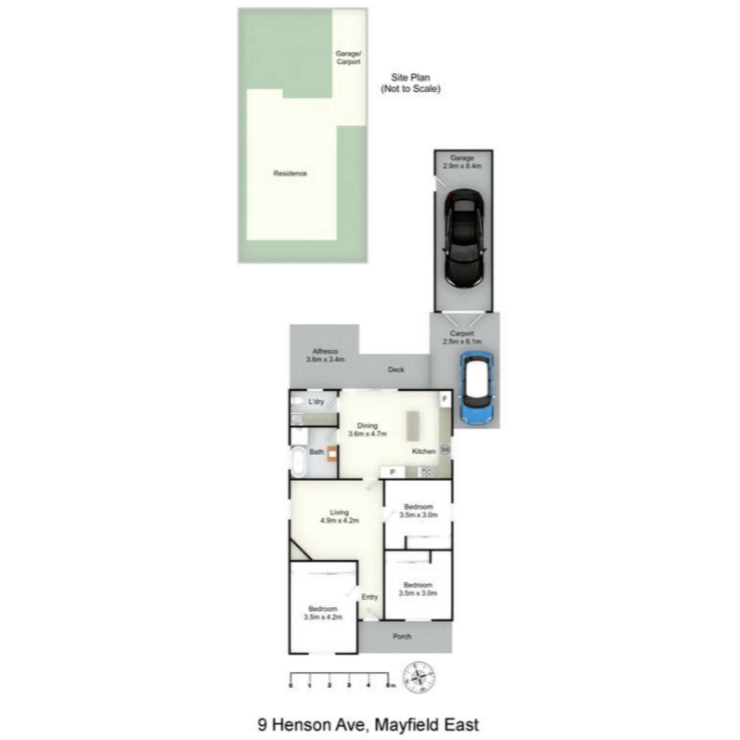 Floorplan of Homely house listing, 9 Henson Avenue, Mayfield East NSW 2304
