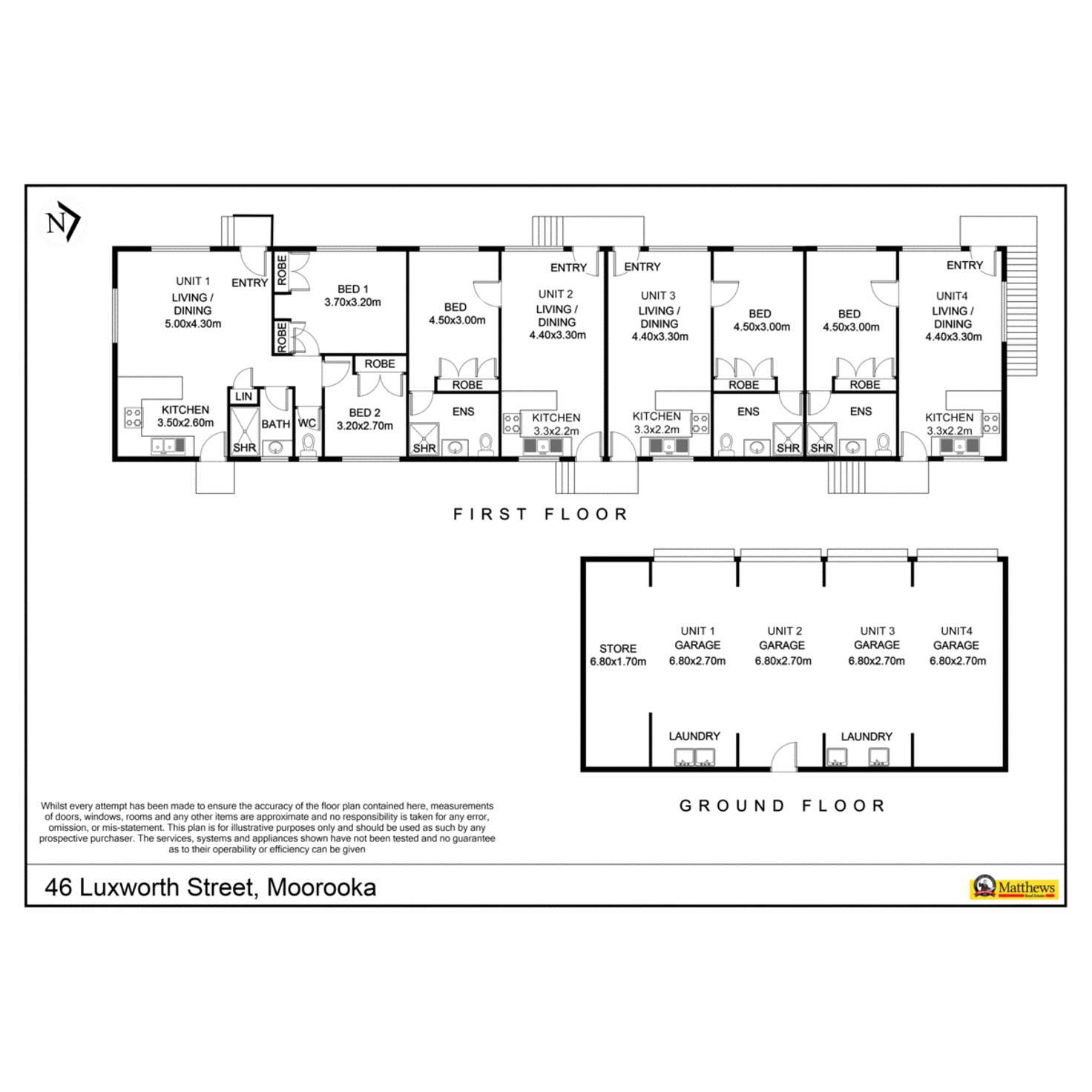 Floorplan of Homely blockOfUnits listing, 46 Luxworth Street, Moorooka QLD 4105