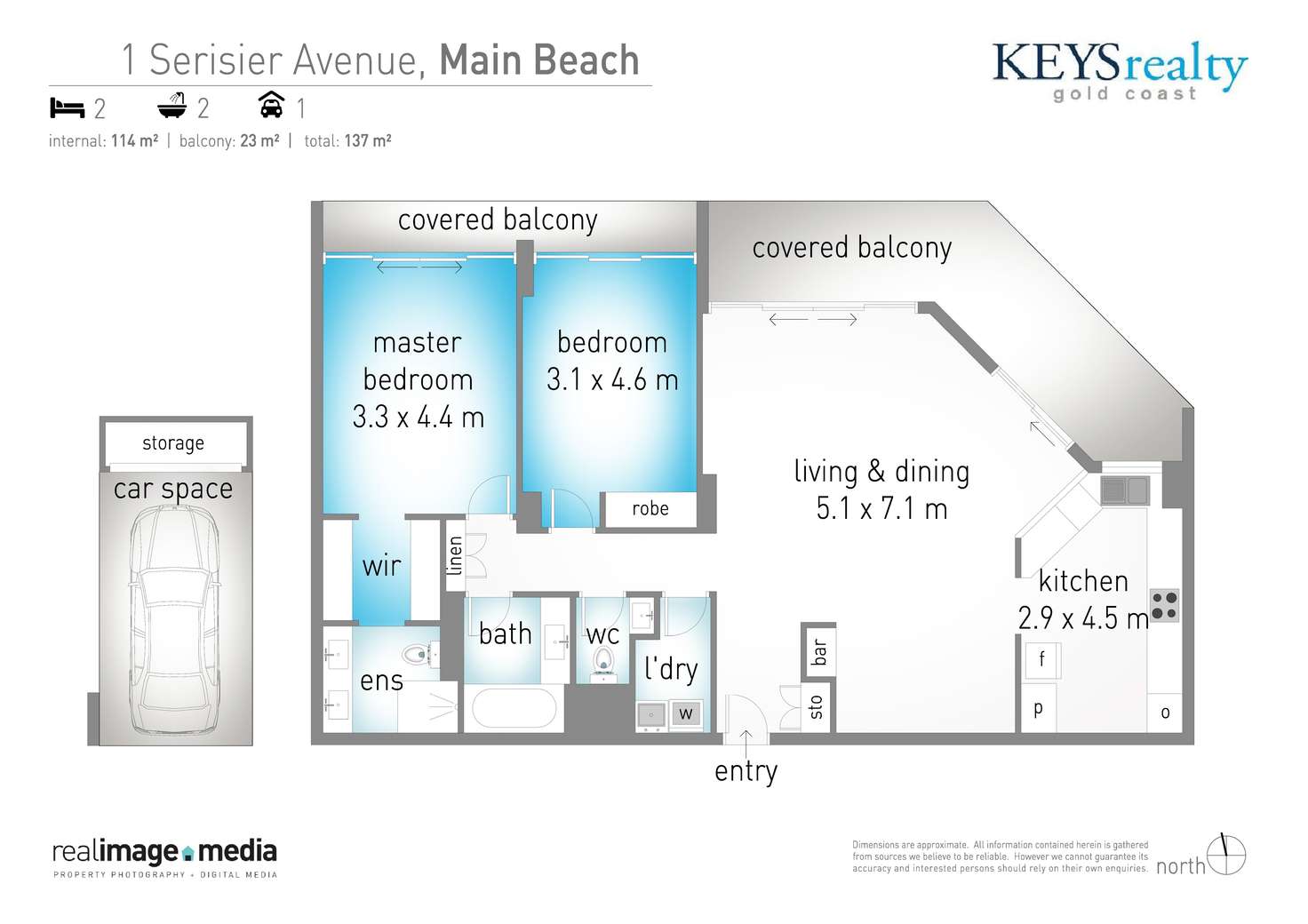 Floorplan of Homely apartment listing, 223/1 Serisier Avenue, Main Beach QLD 4217