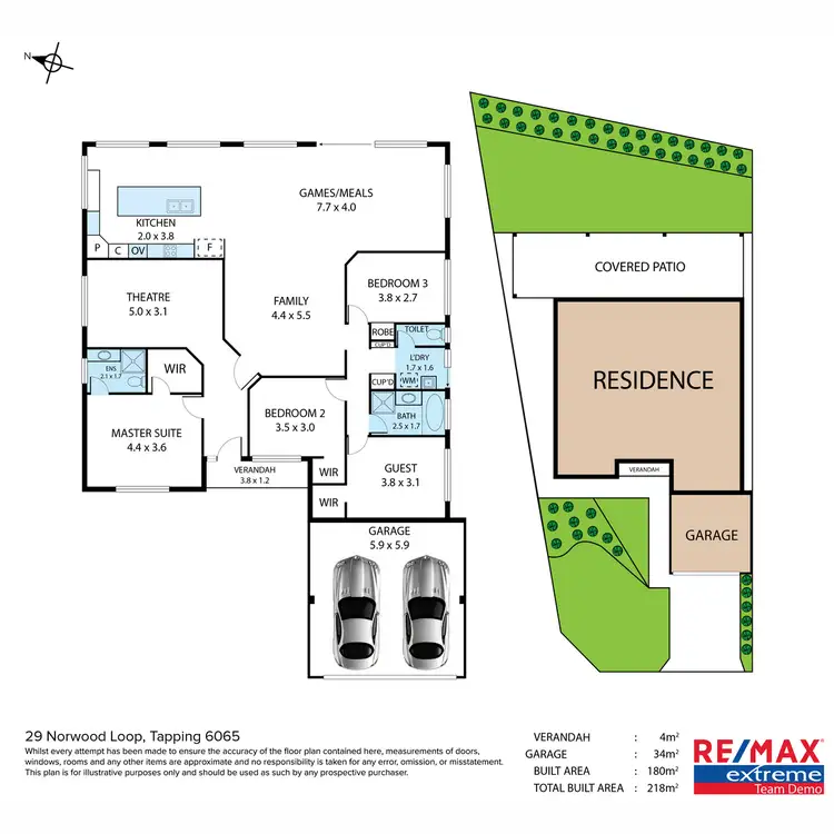 Floorplan of Homely house listing, 29 Norwood Loop, Tapping WA 6065