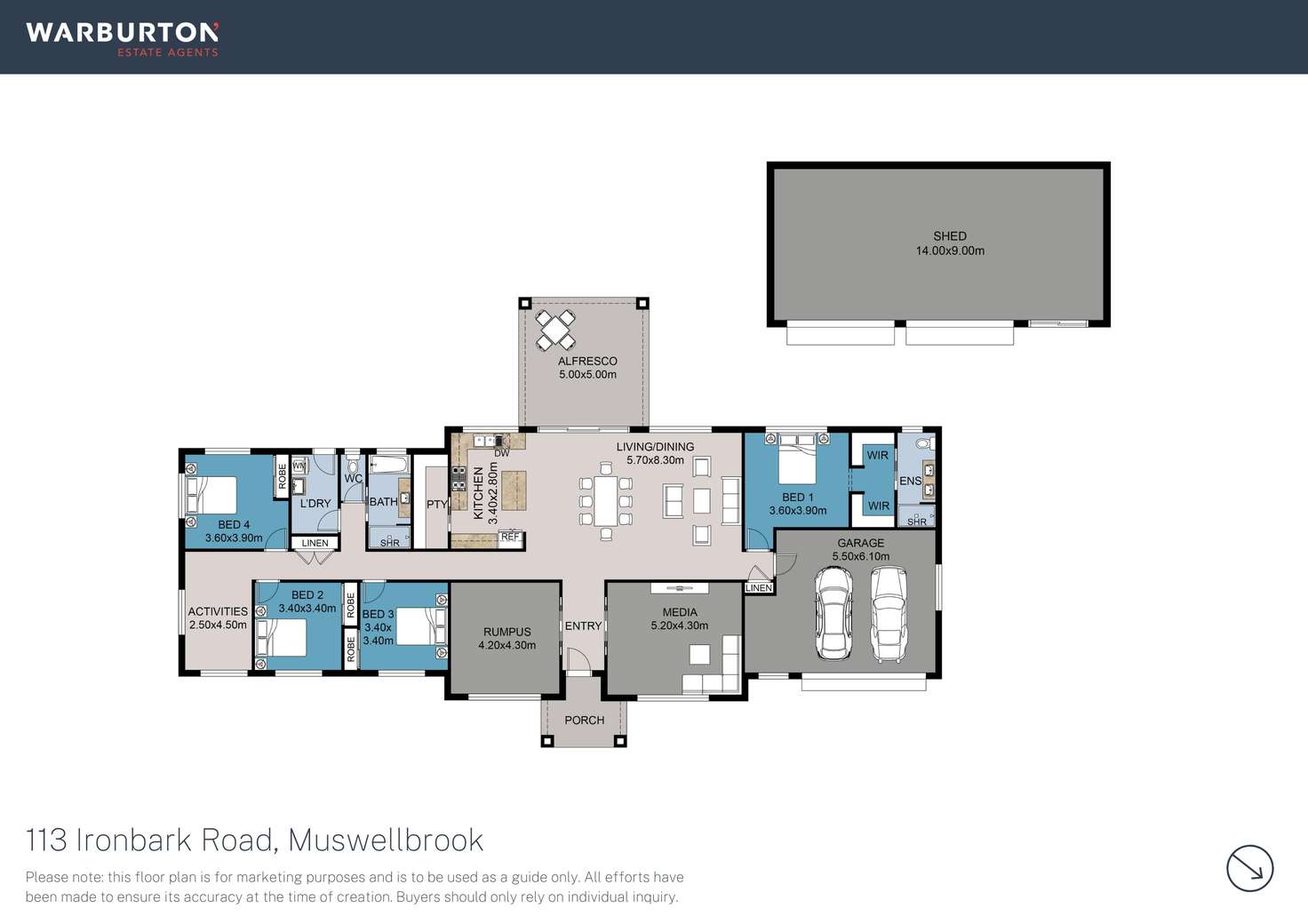 Floorplan of Homely house listing, 113 Ironbark Road, Muswellbrook NSW 2333