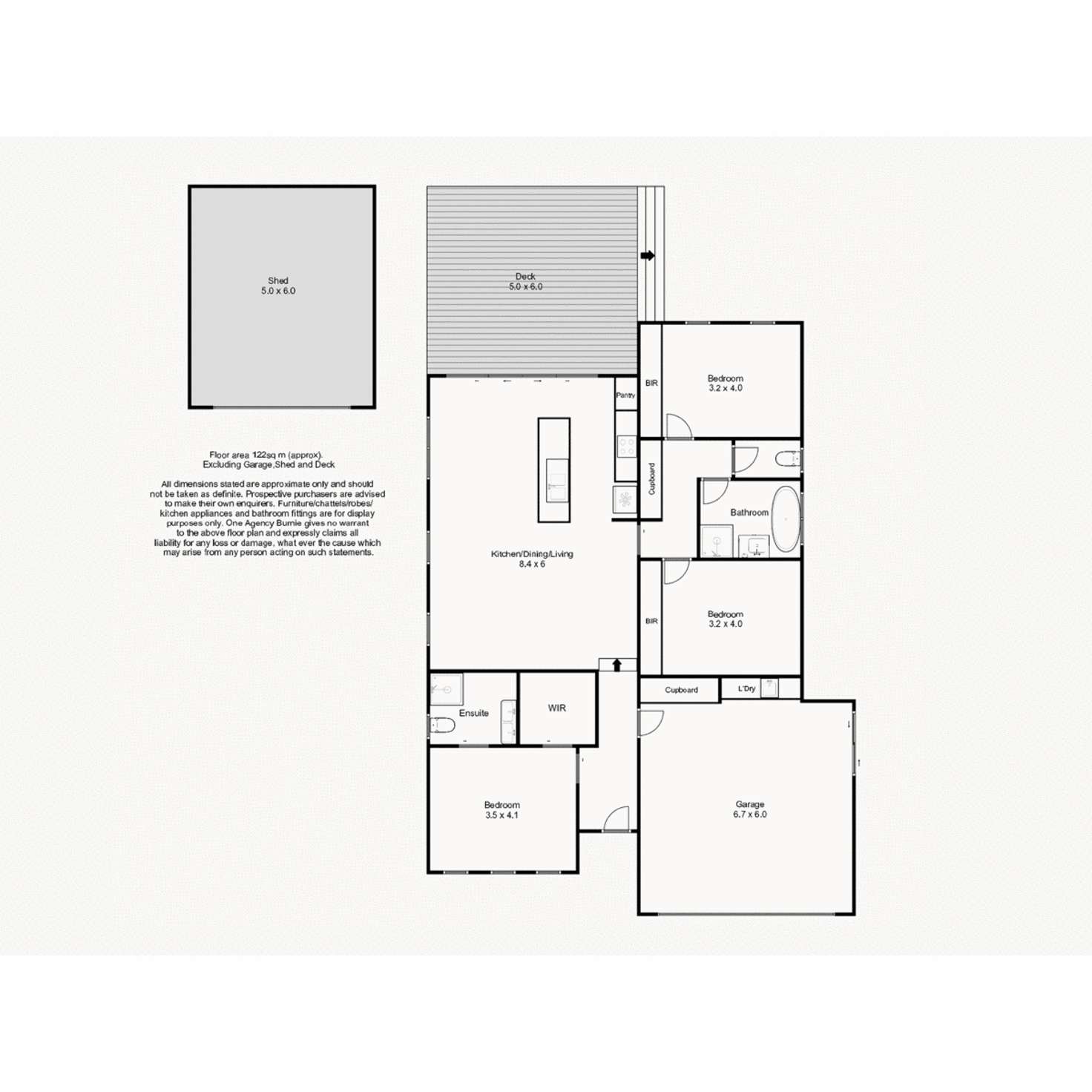 Floorplan of Homely house listing, 3 Oasis Drive, Shorewell Park TAS 7320