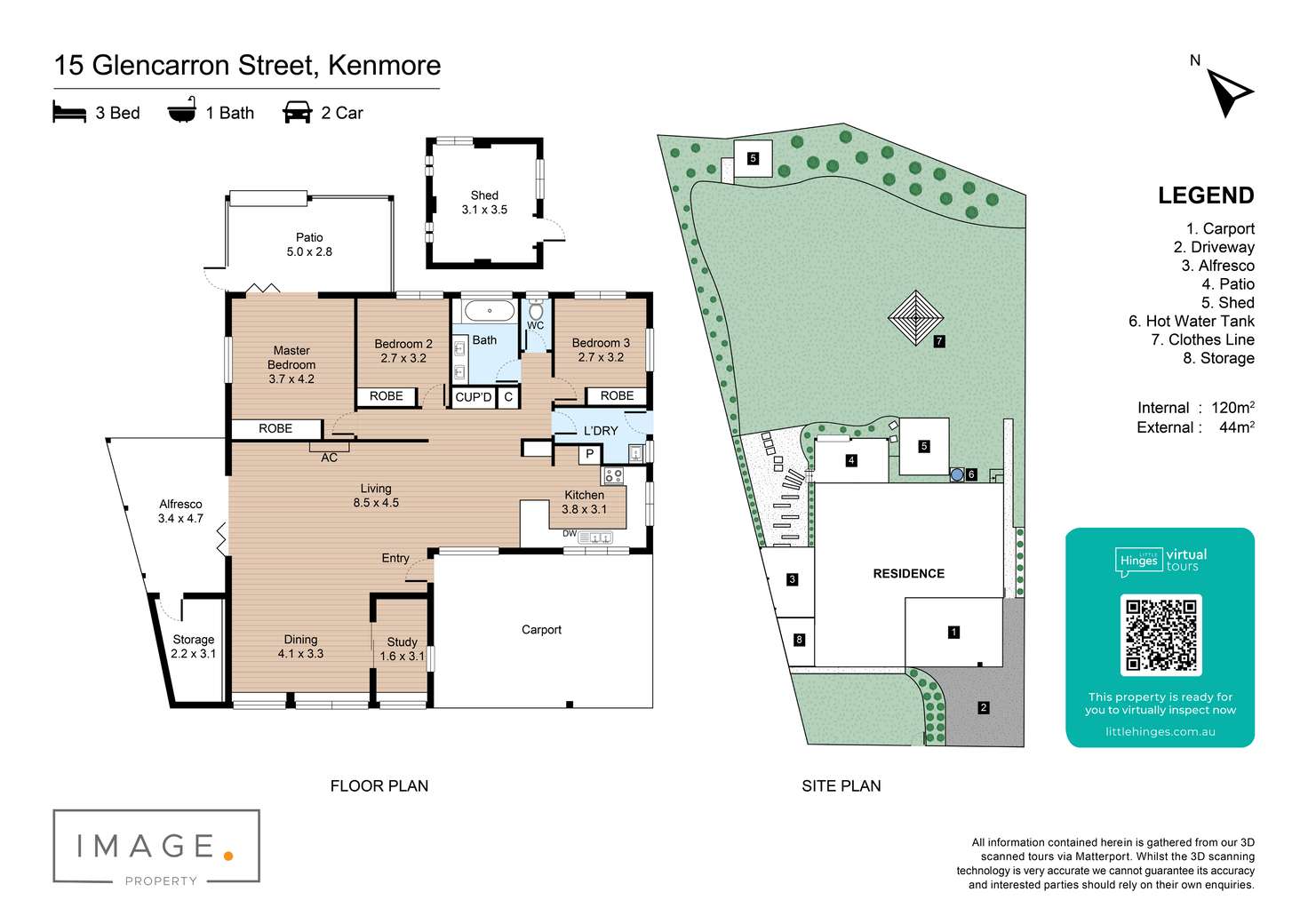 Floorplan of Homely house listing, 15 Glencarron Street, Kenmore QLD 4069
