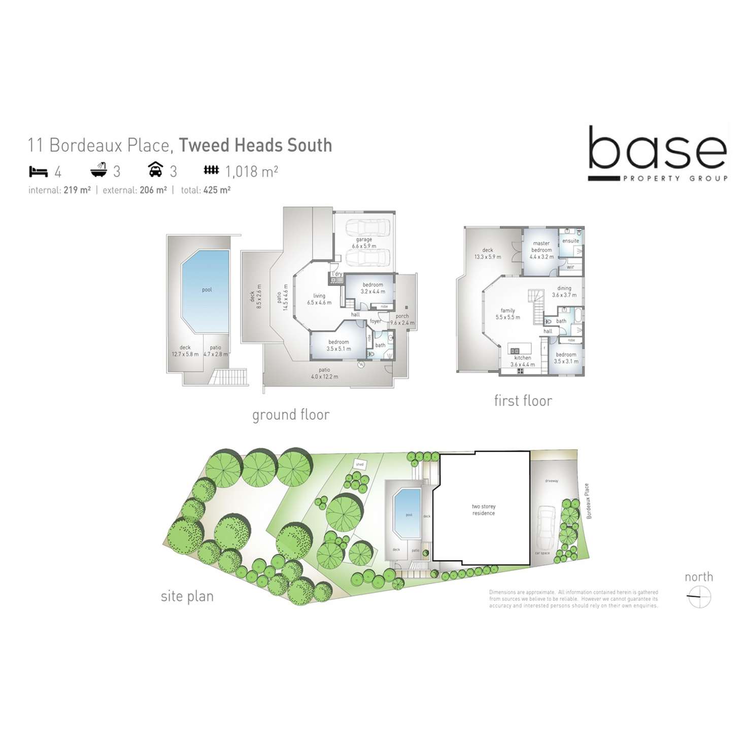 Floorplan of Homely house listing, 11 Bordeaux Place, Tweed Heads South NSW 2486