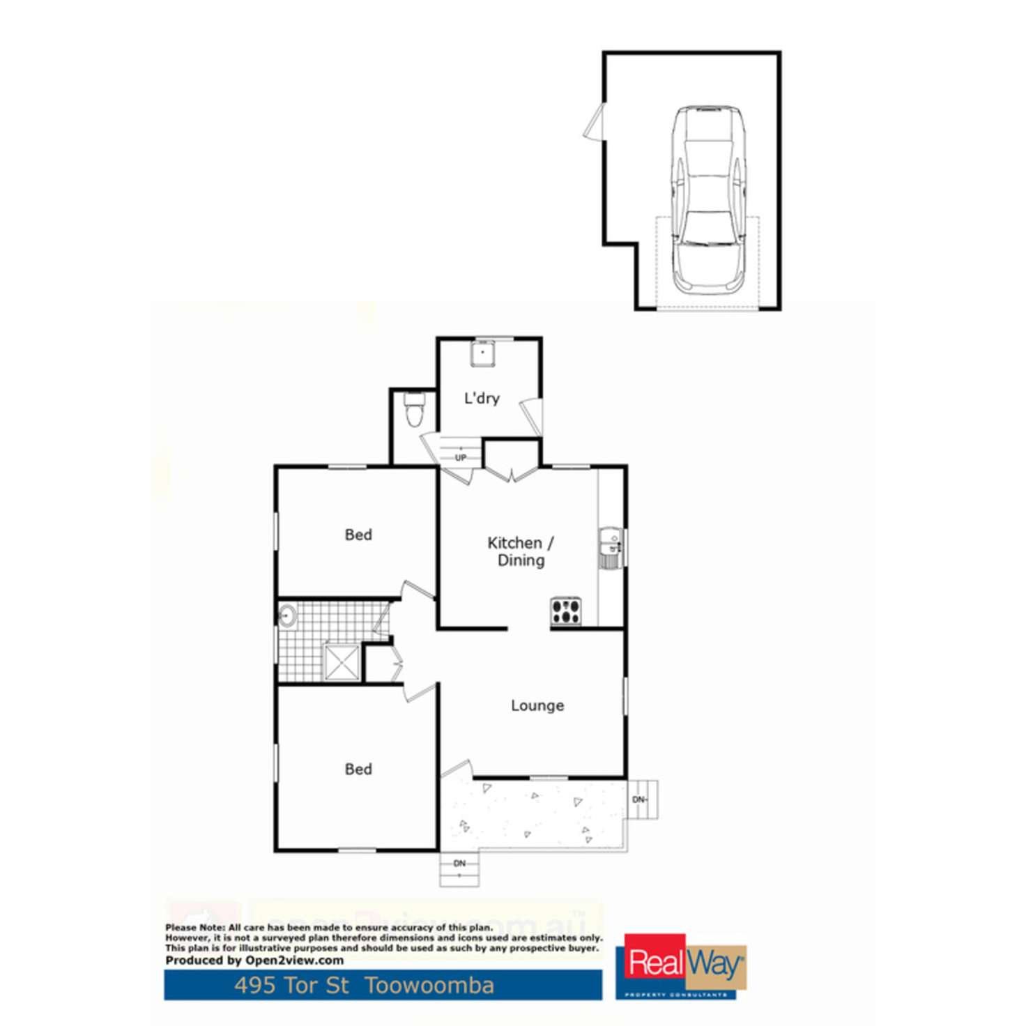 Floorplan of Homely house listing, 495 Tor Street, Newtown QLD 4350