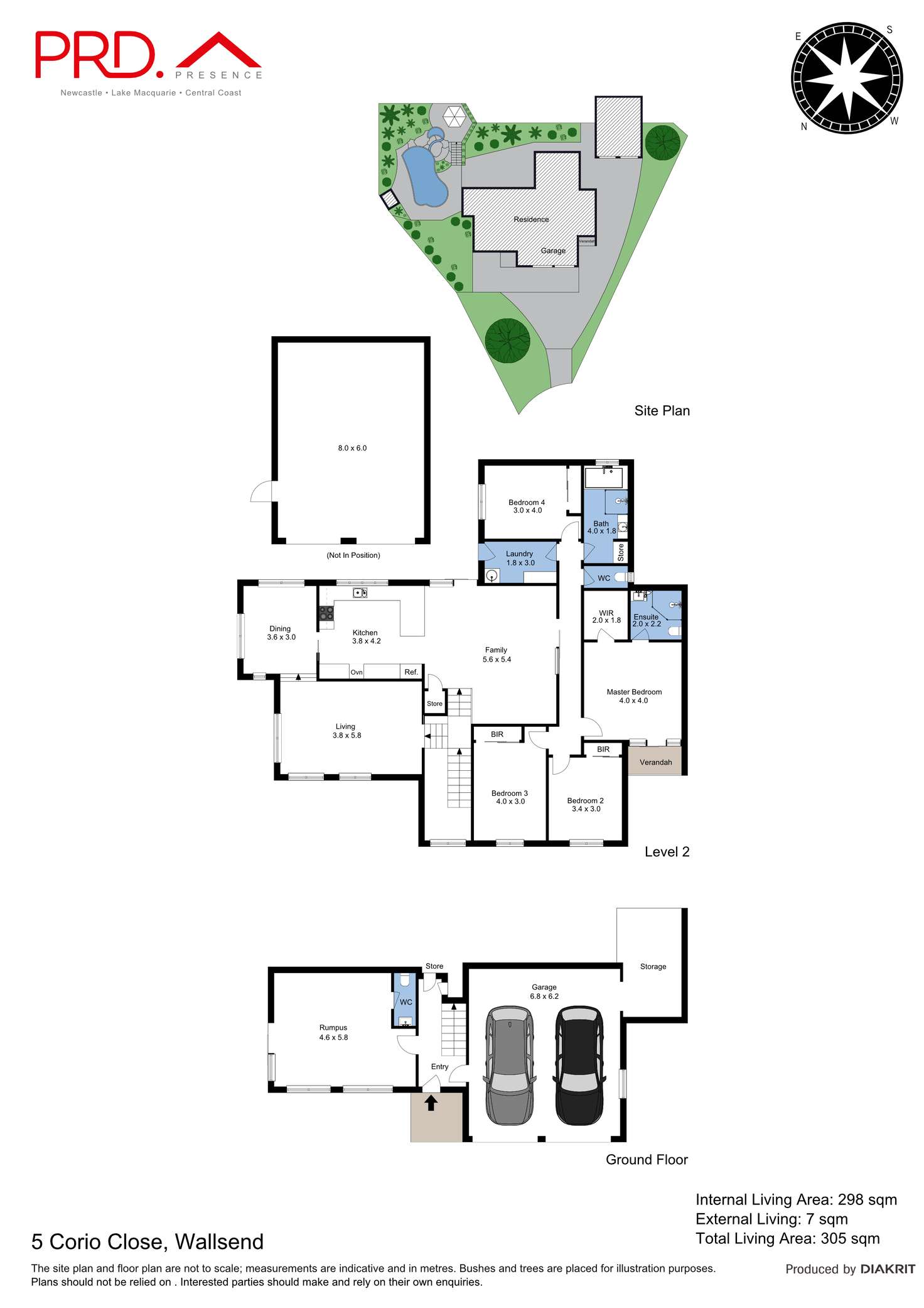 Floorplan of Homely house listing, 1 & 2/3 Corio Close, Wallsend NSW 2287