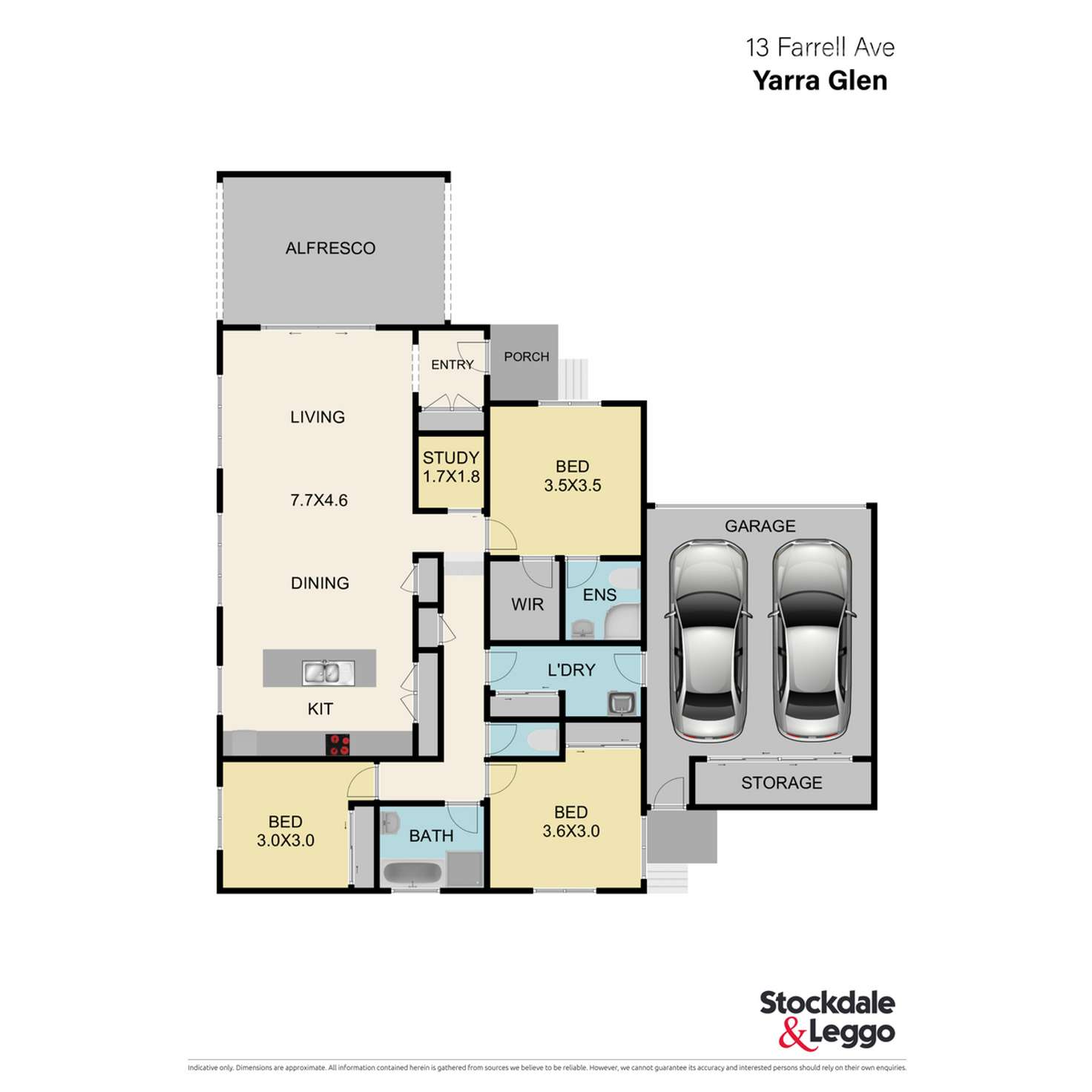 Floorplan of Homely house listing, 13a Farrell Avenue, Yarra Glen VIC 3775