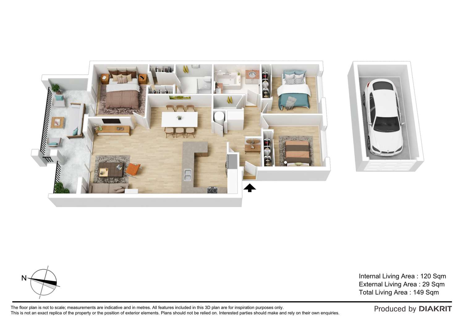 Floorplan of Homely unit listing, 48/11 Taigum Place, Taigum QLD 4018