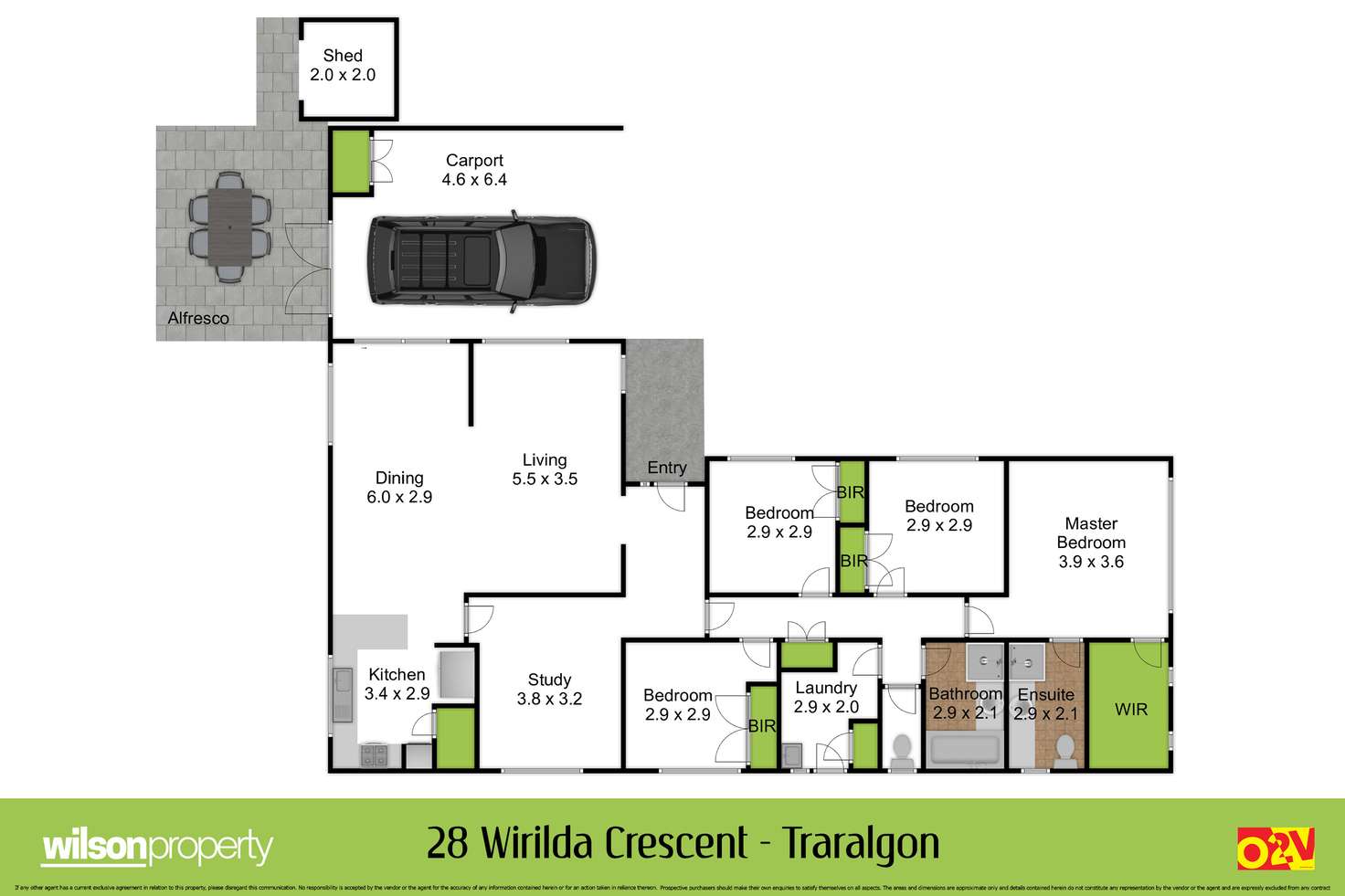 Floorplan of Homely house listing, 28 Wirilda Crescent, Traralgon VIC 3844