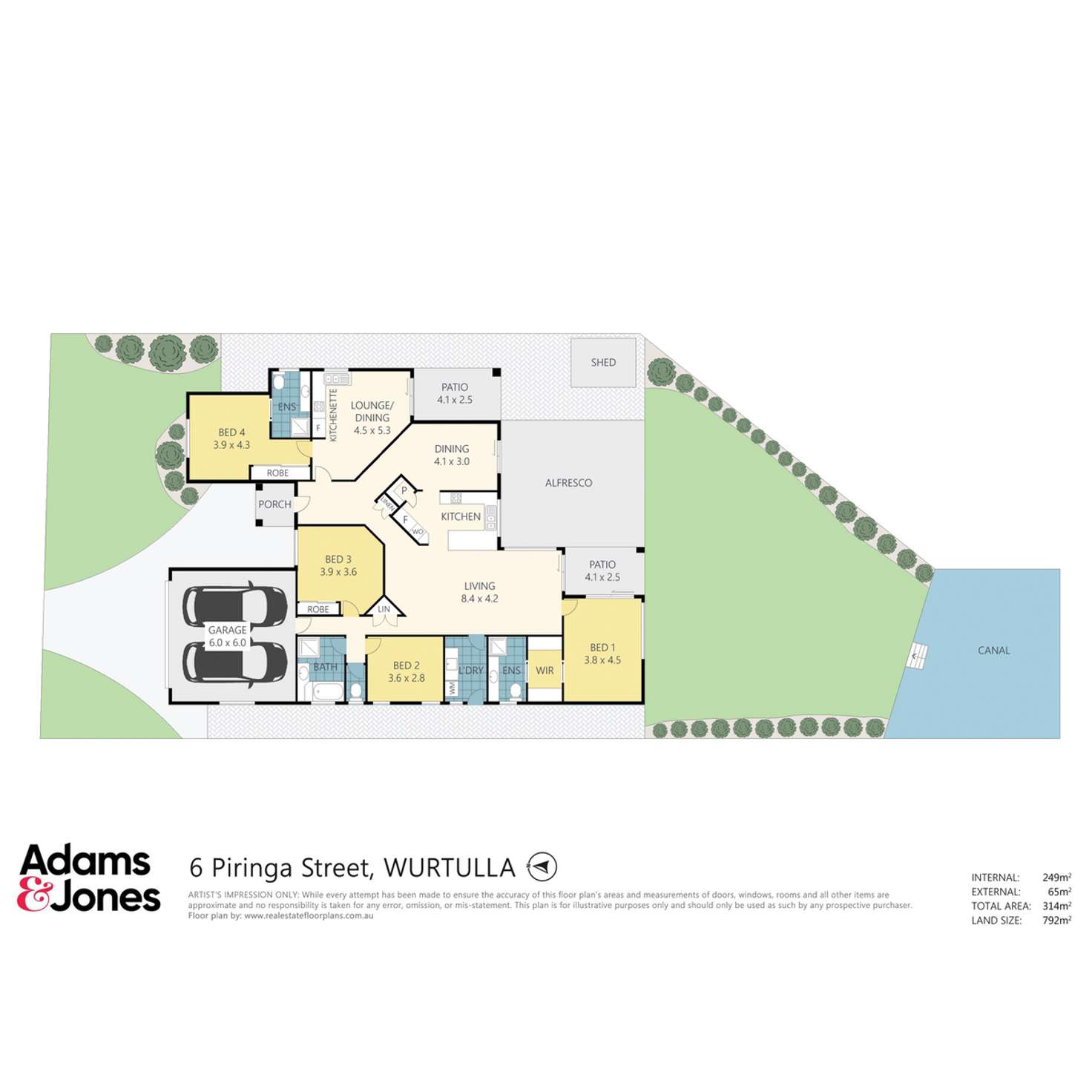 Floorplan of Homely house listing, 6 Piringa Street, Wurtulla QLD 4575
