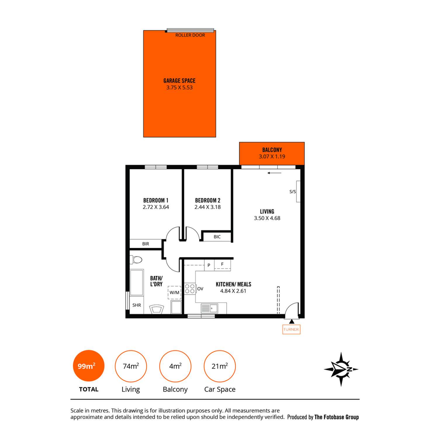 Floorplan of Homely unit listing, 14/237 Fullarton Road, Eastwood SA 5063