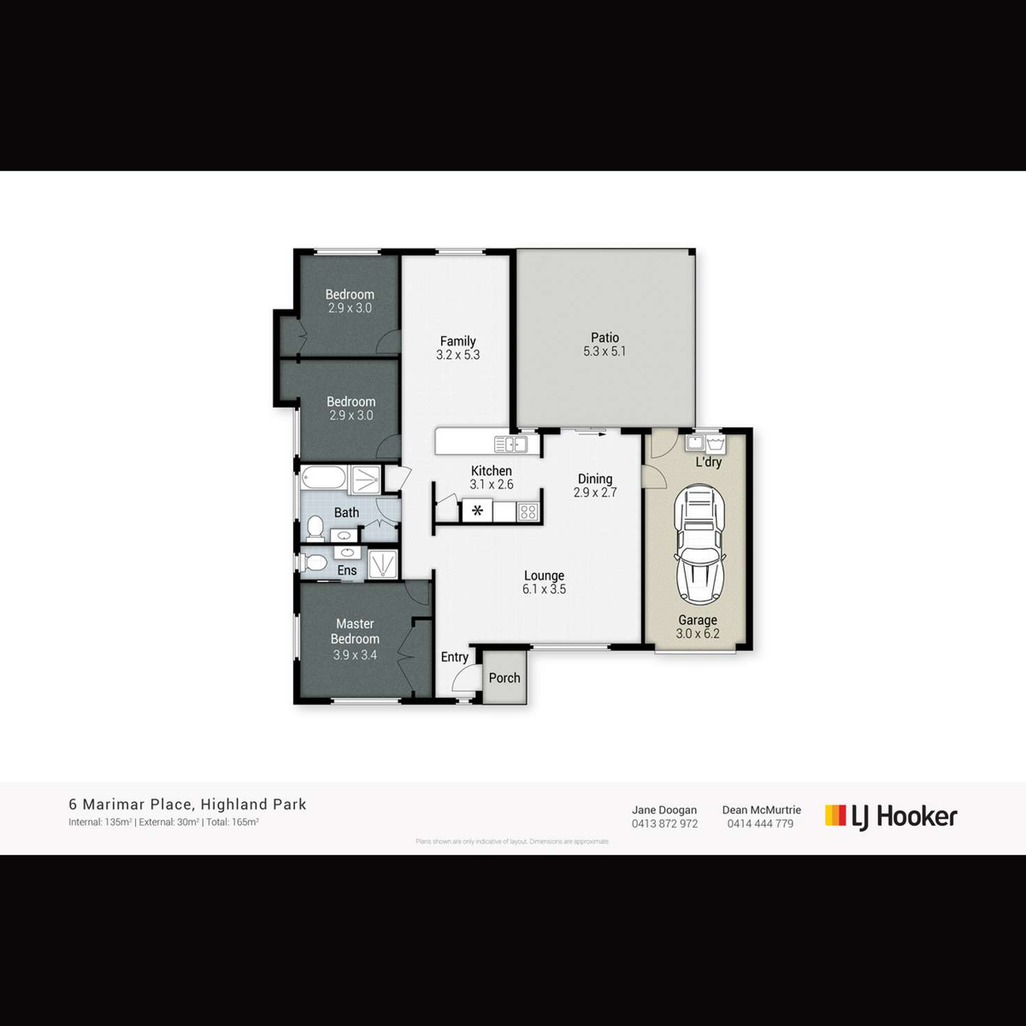 Floorplan of Homely house listing, 6 Marimar Place, Highland Park QLD 4211